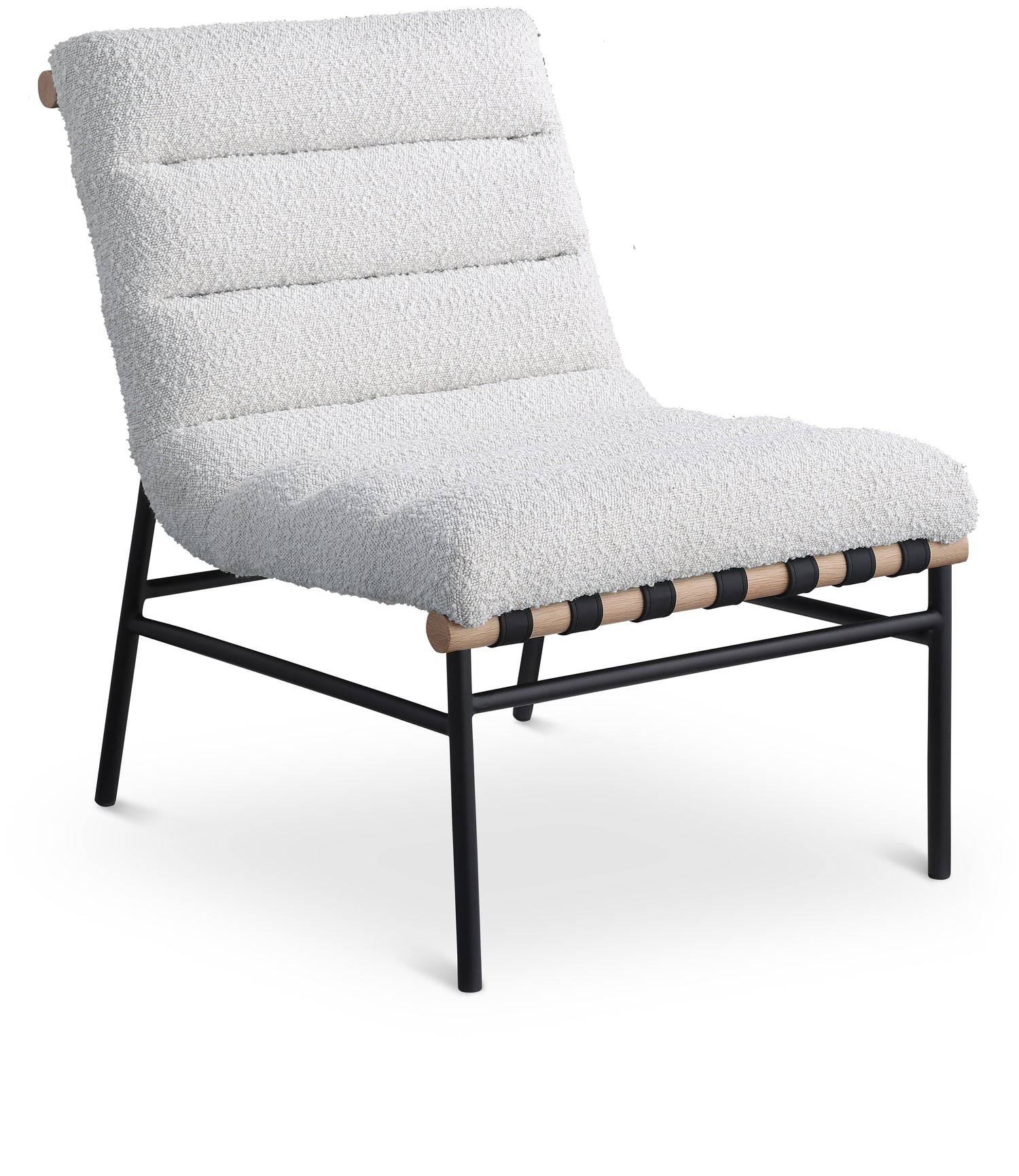 Burke Boucle Fabric Accent Chair