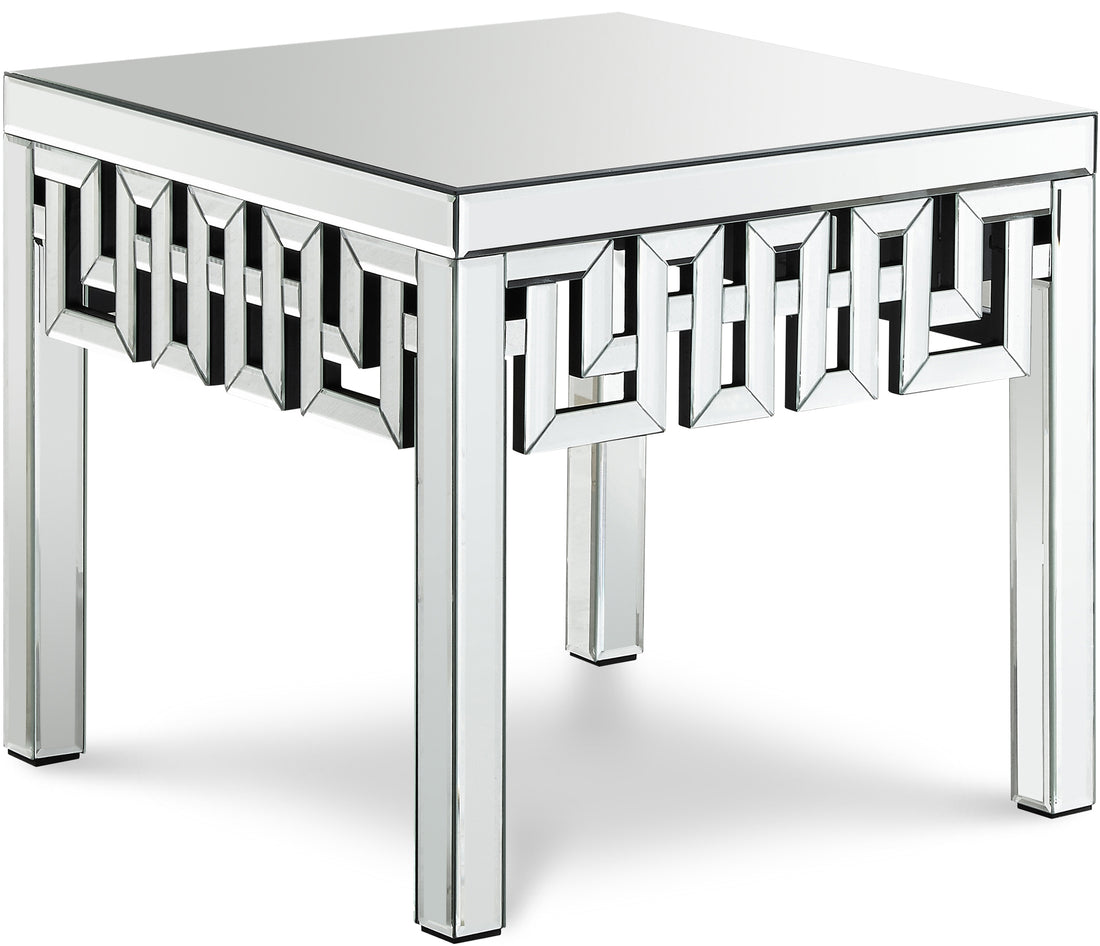 Aria Mirrored End Table