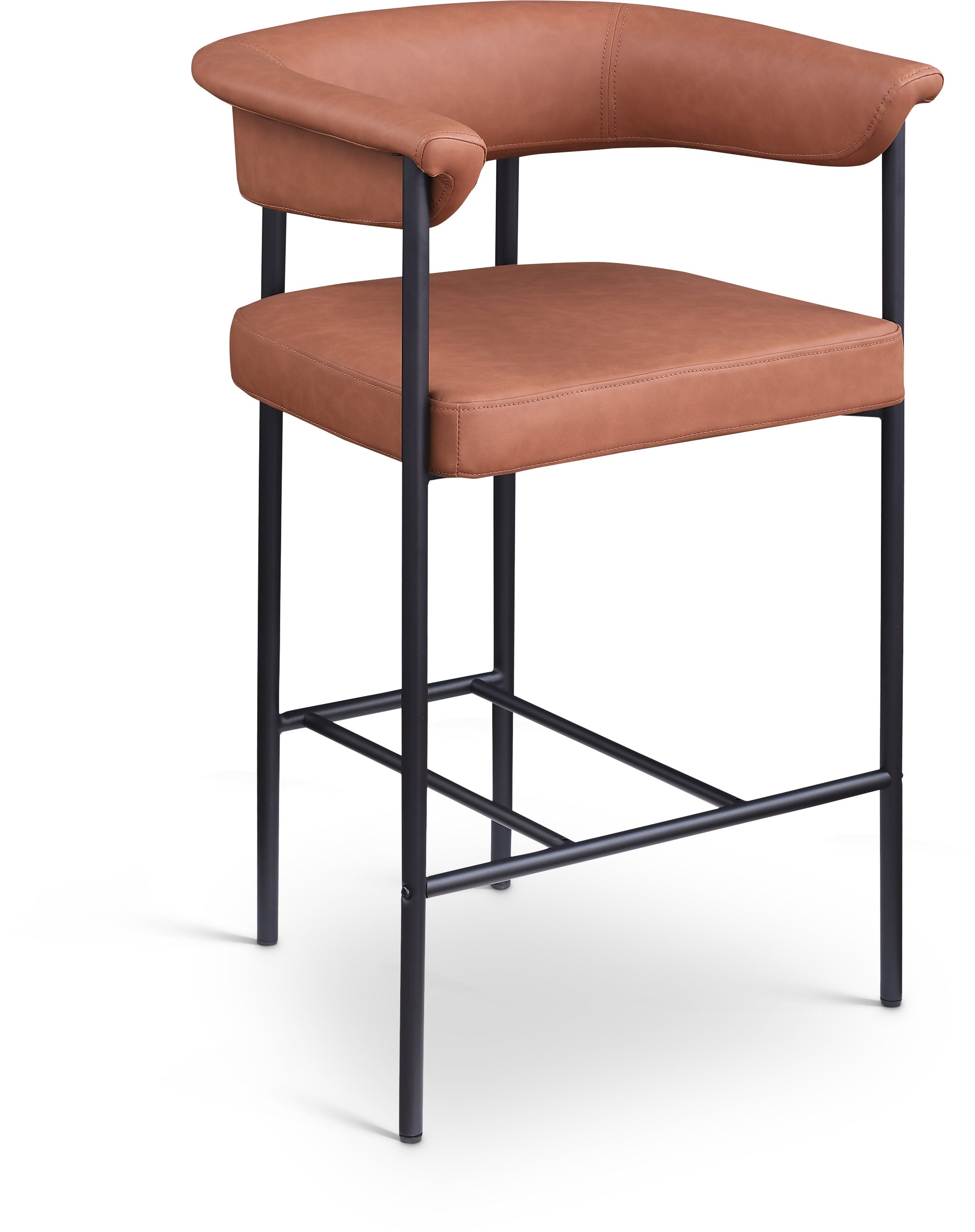 Malin Vegan Leather Counter Stool, Set of 2