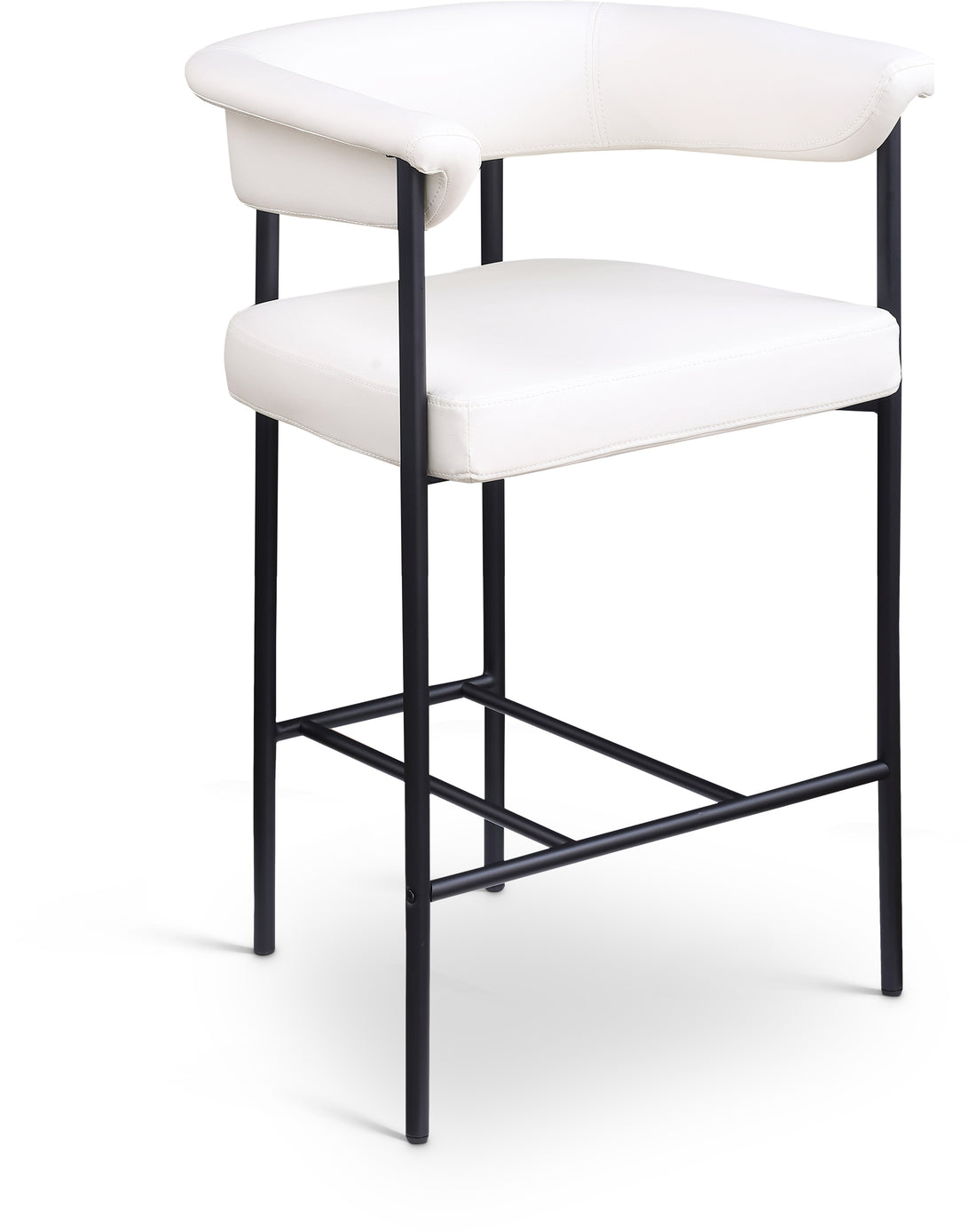 Malin Vegan Leather Counter Stool, Set of 2