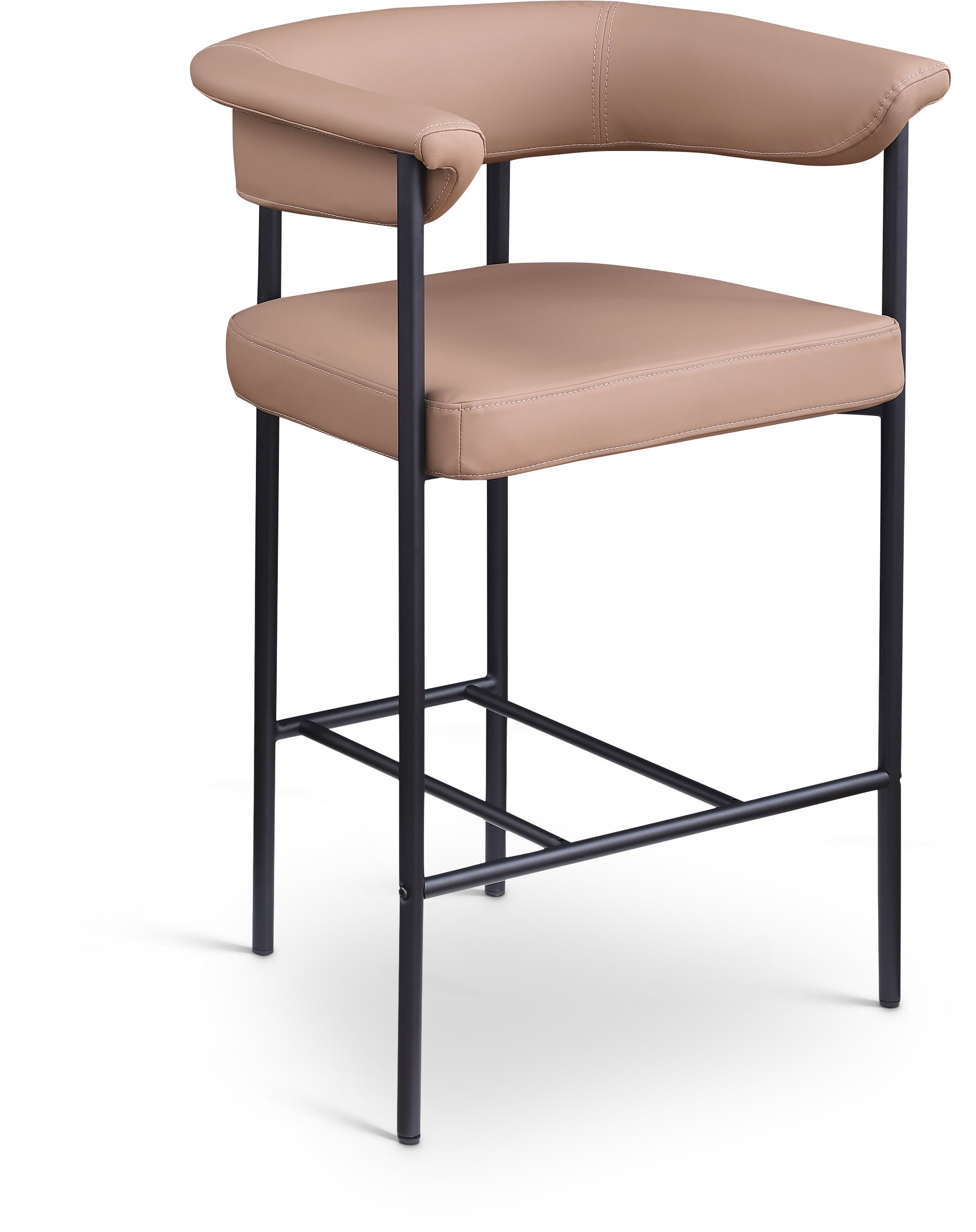 Malin Vegan Leather Counter Stool, Set of 2