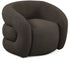 Roxbury Boucle Fabric Swivel Accent Chair