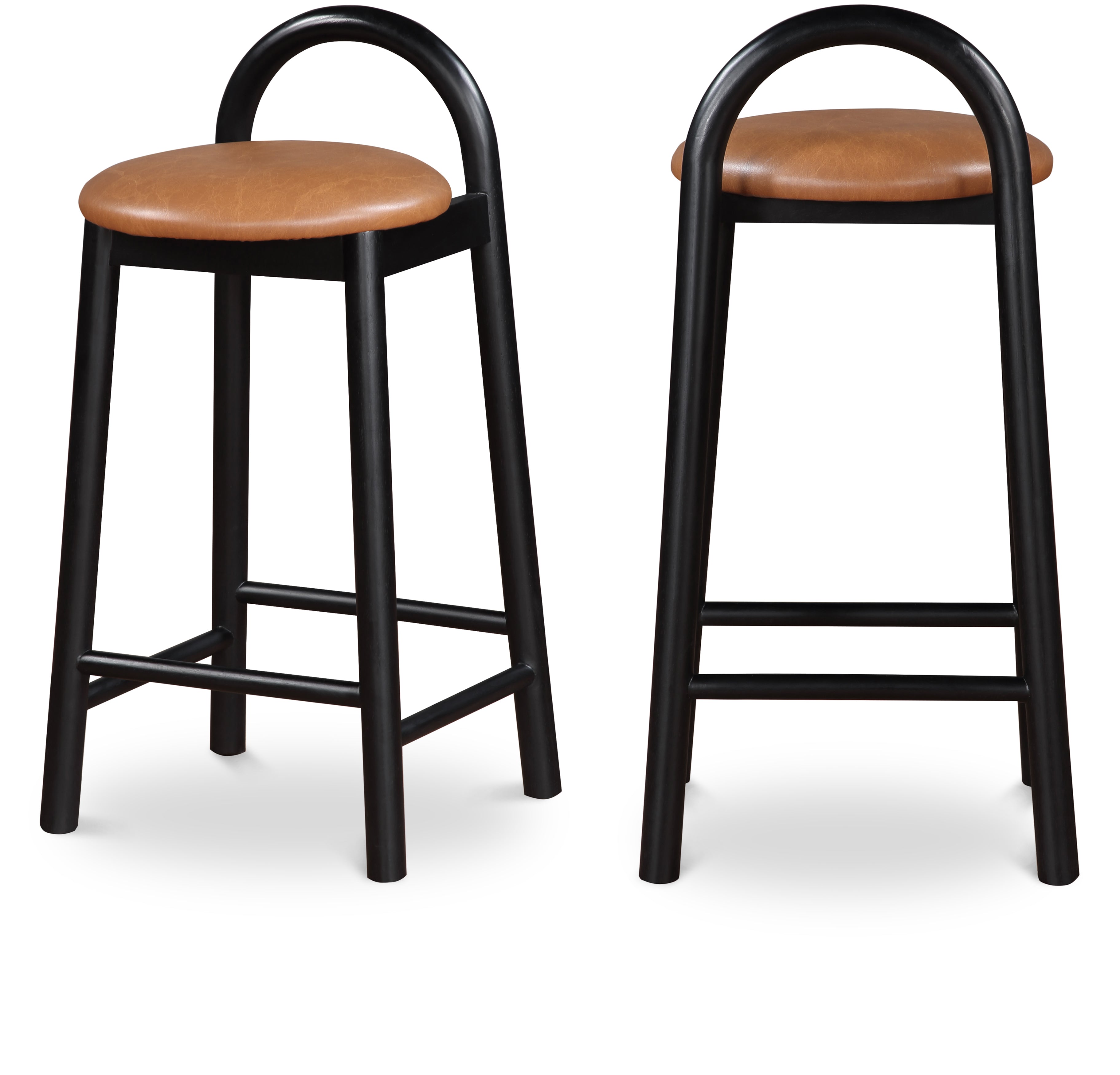 Calvin Vegan Leather Stool