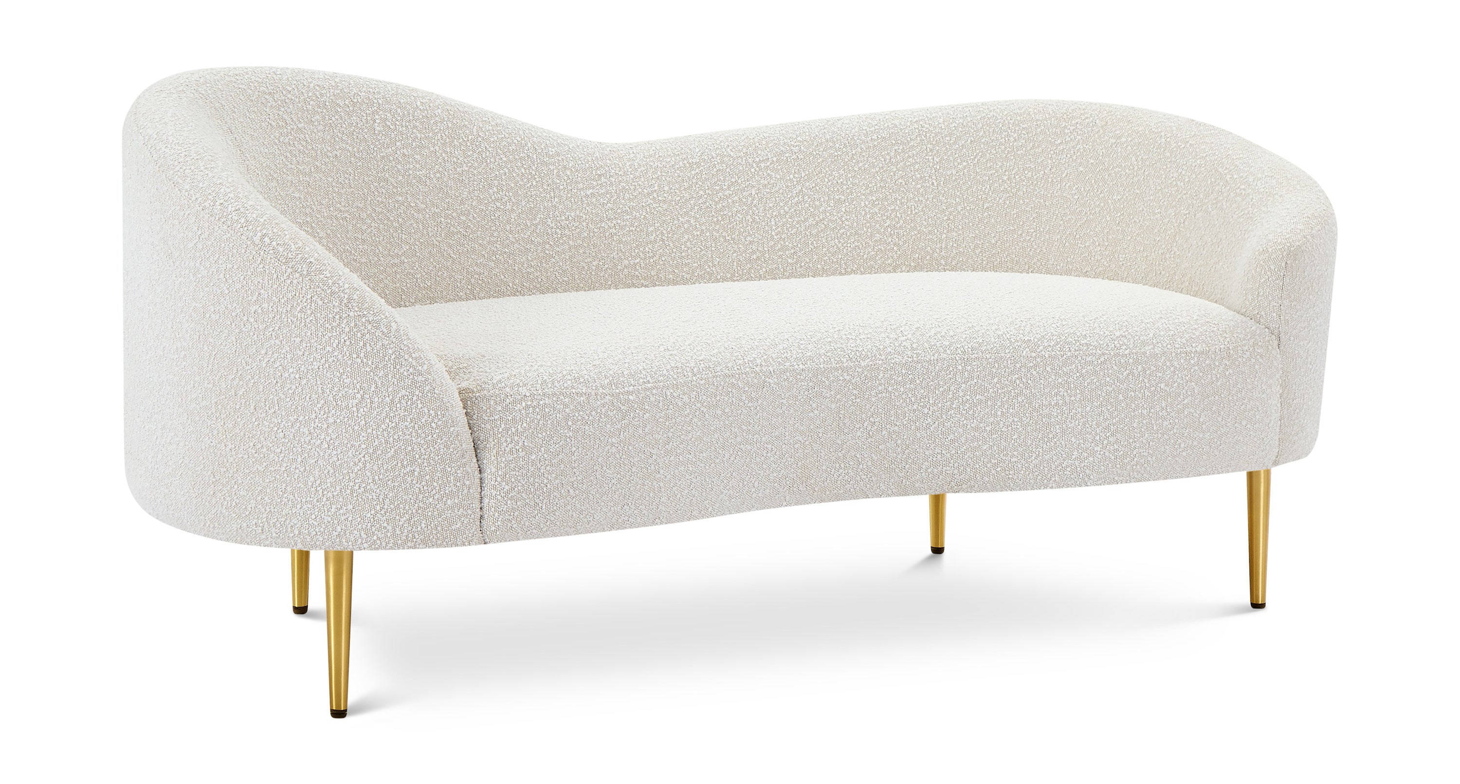 Ritz Boucle Fabric Loveseat