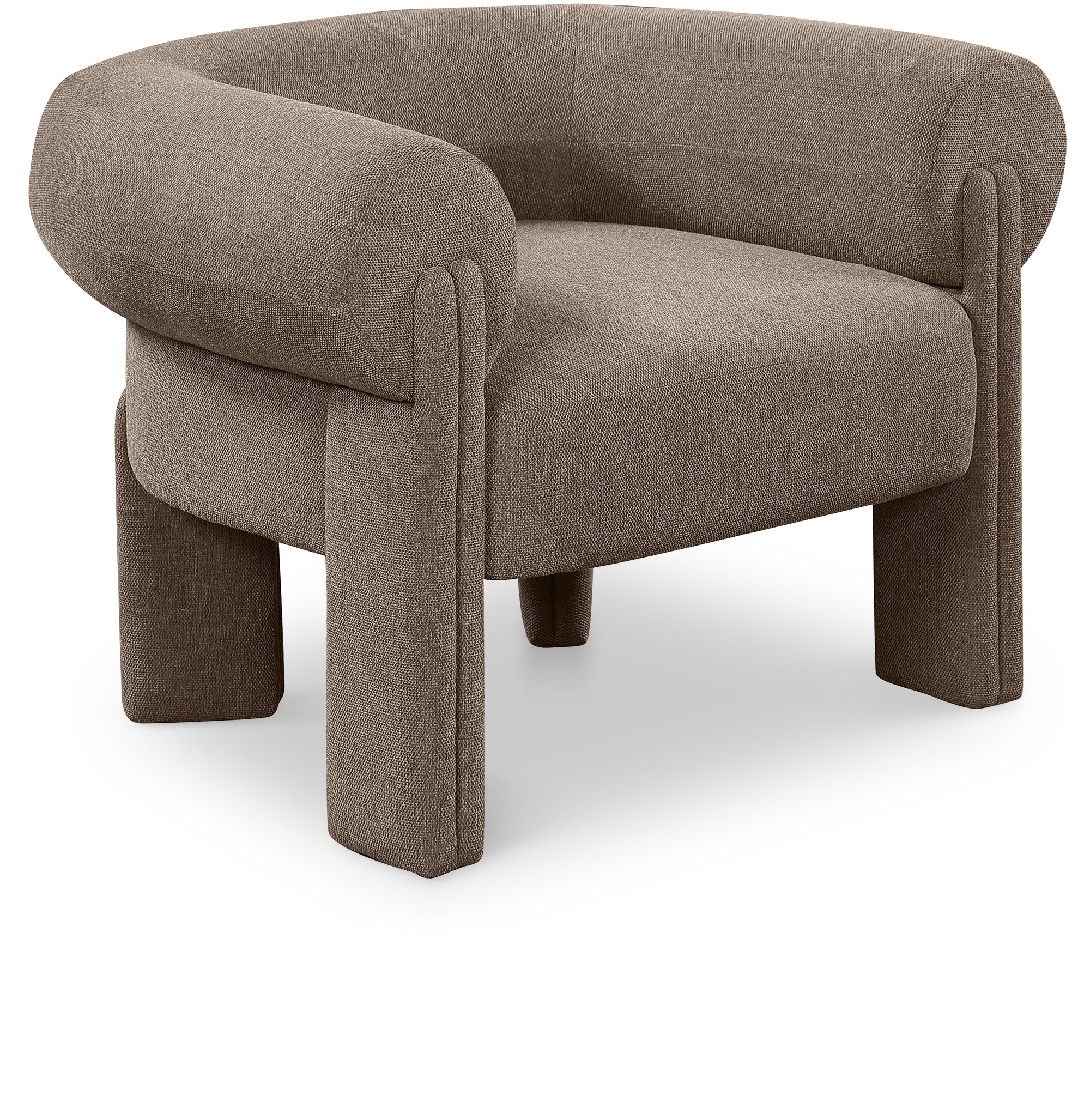 Stefano Polyester Fabric Accent Chair