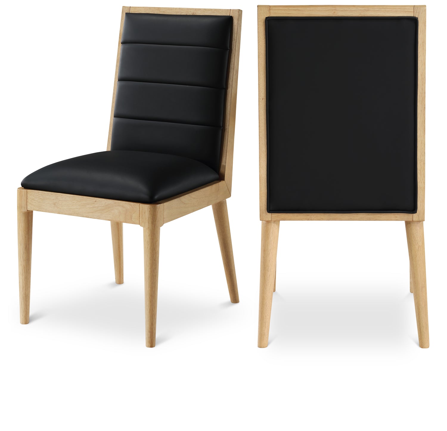 Bristol Vegan Leather Dining Chair, Set of 2