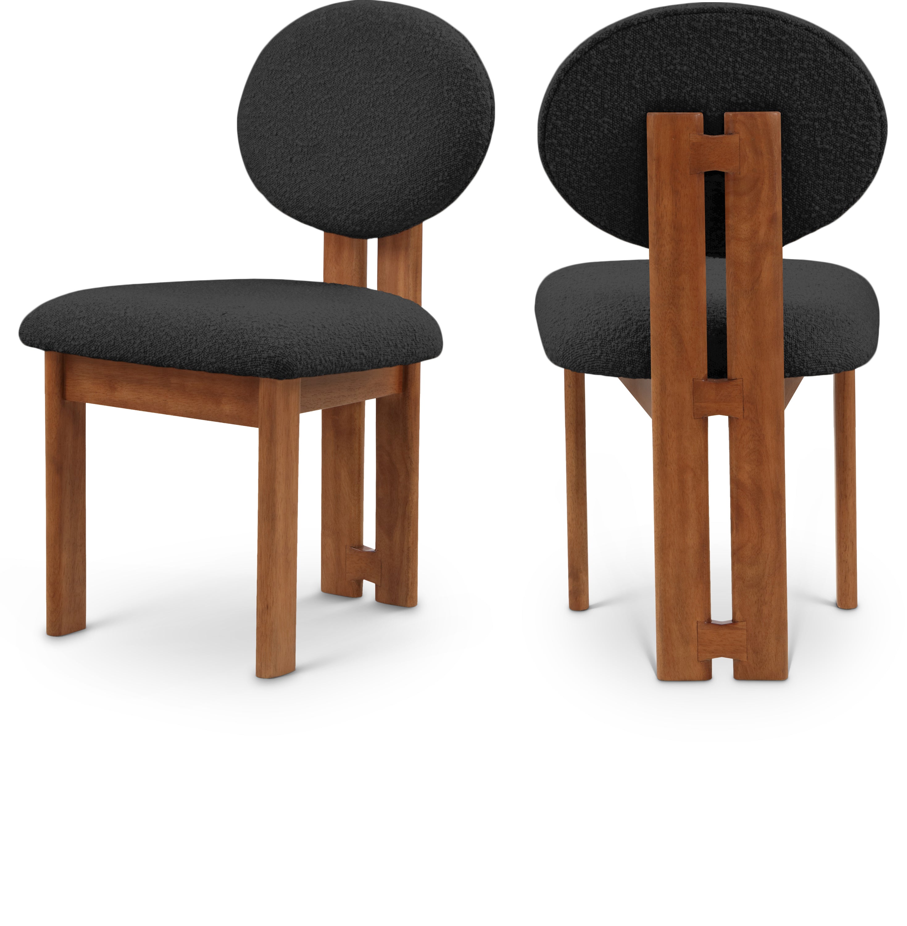 Napa Boucle Fabric Dining Chair, Set of 2