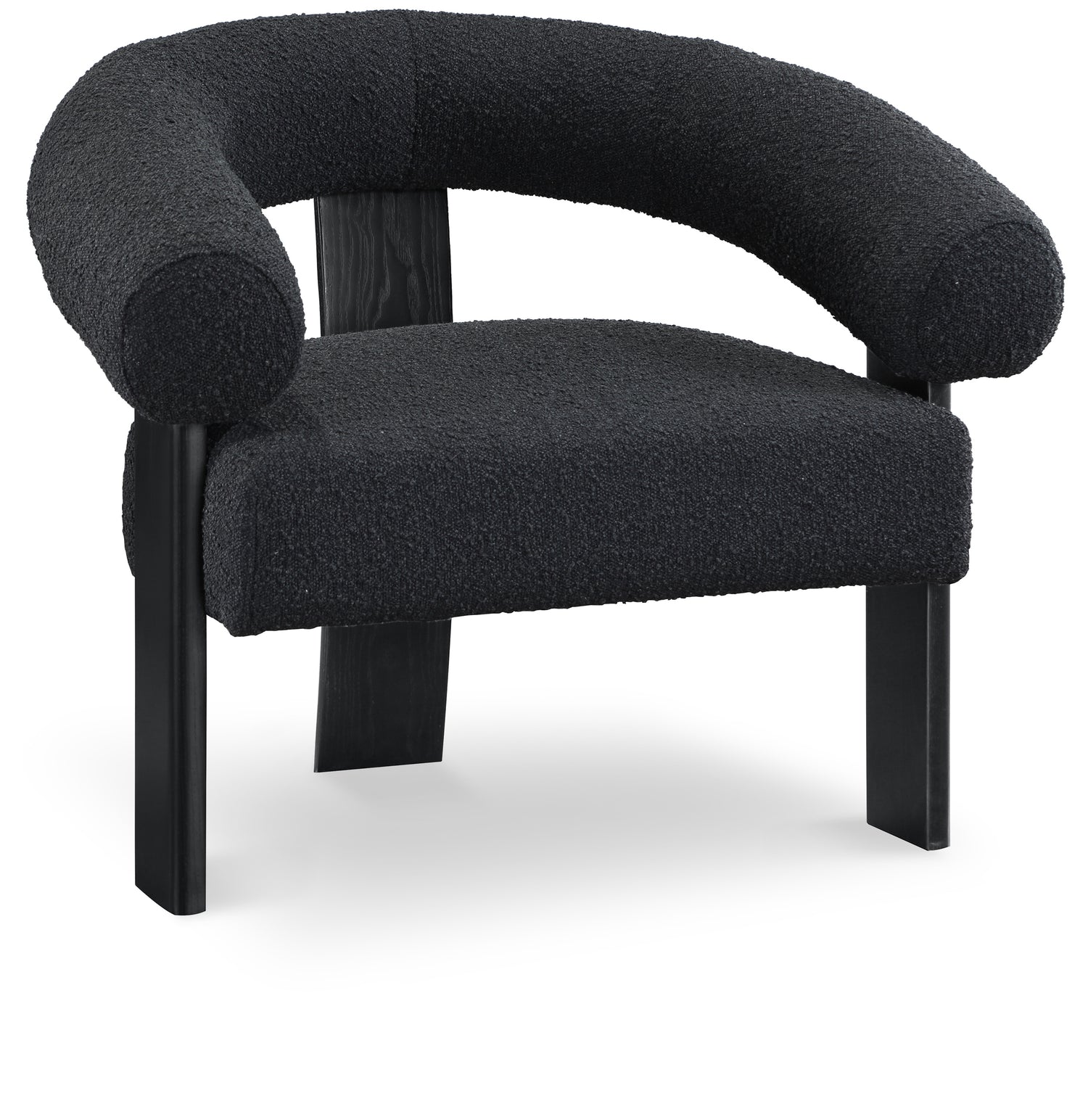 Winston Boucle Fabric Accent Chair