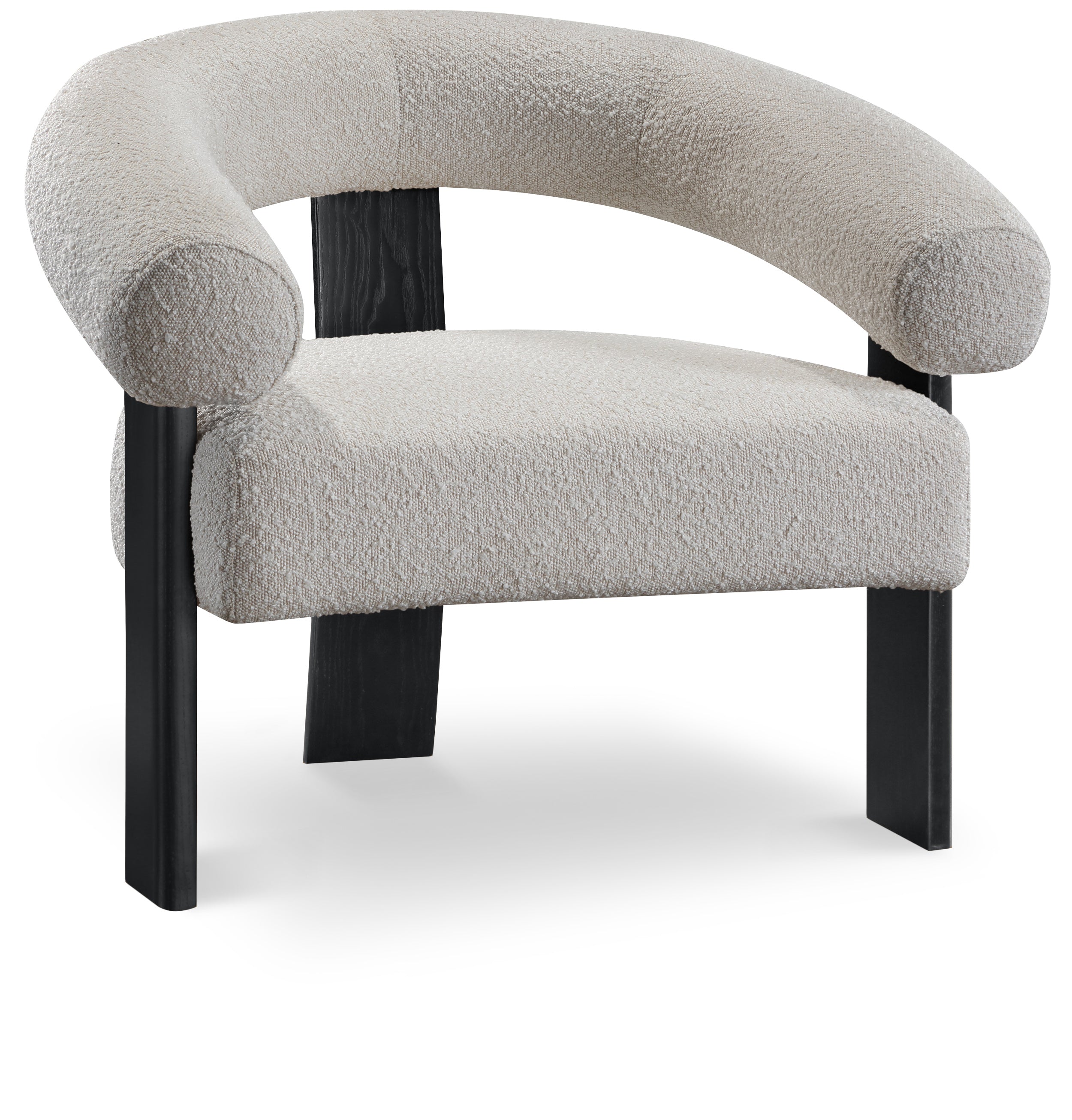 Winston Boucle Fabric Accent Chair