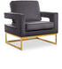 Noah Velvet Accent Chair