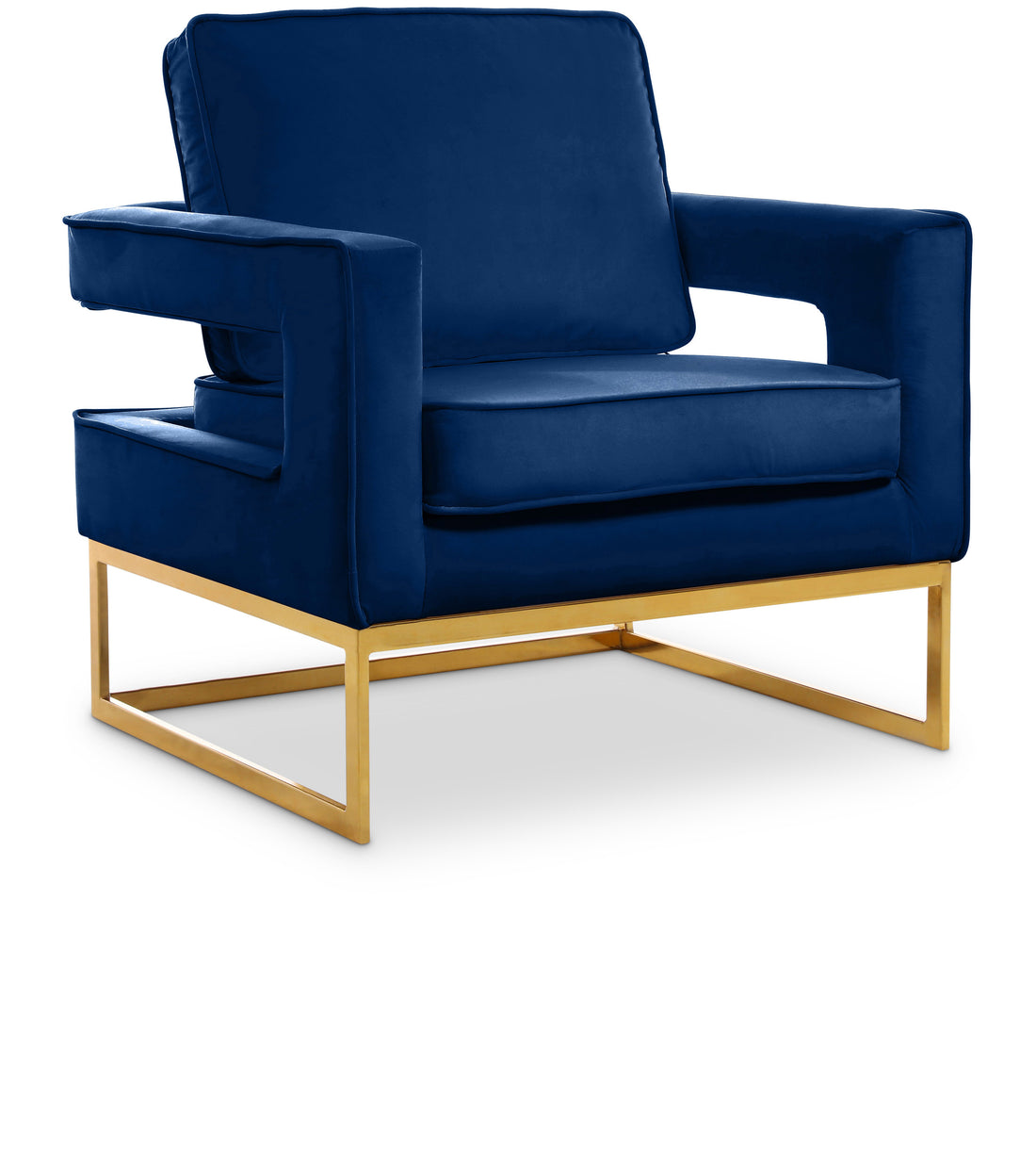 Noah Velvet Accent Chair