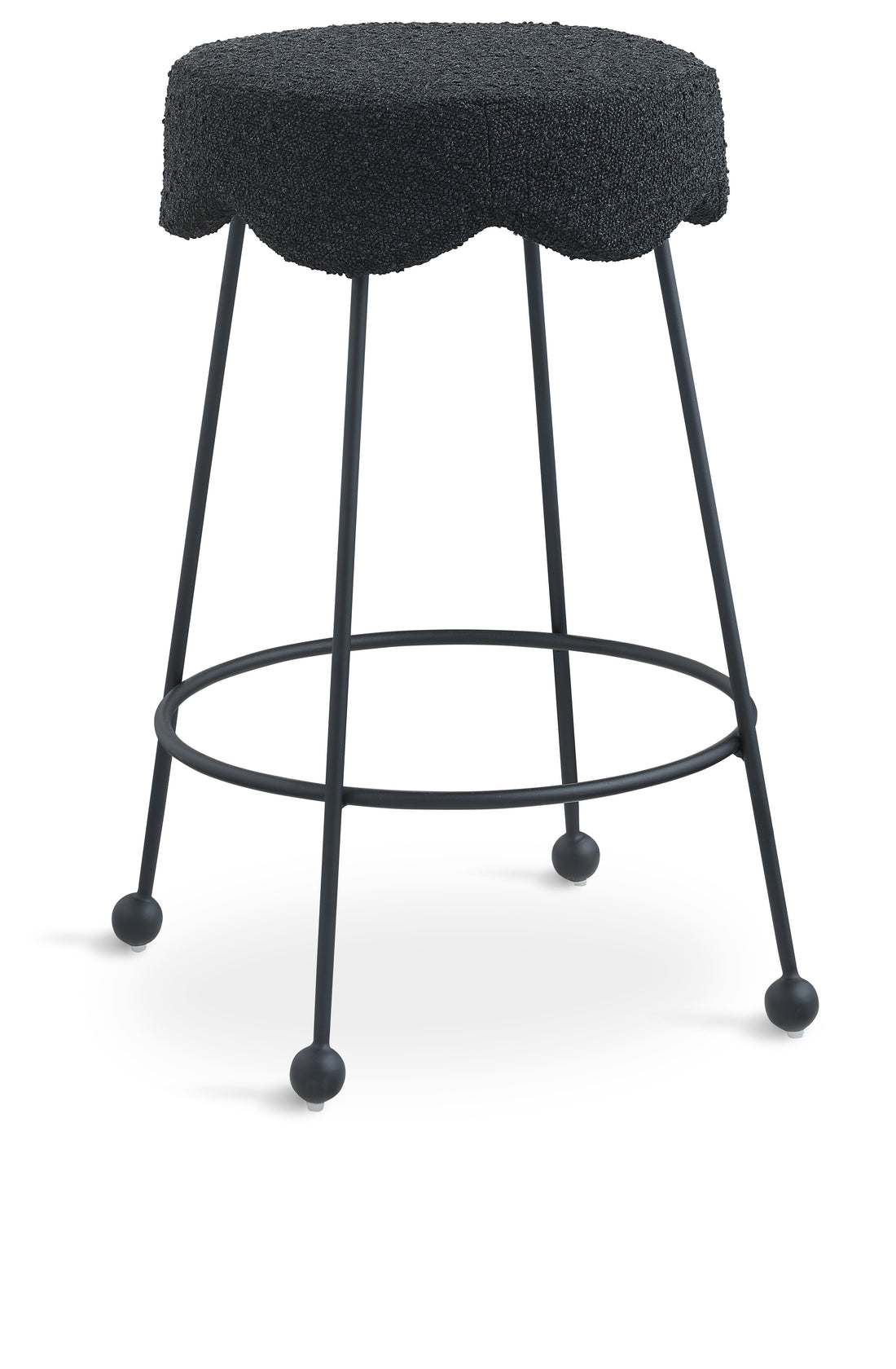 Fleur Fabric Counter Stool