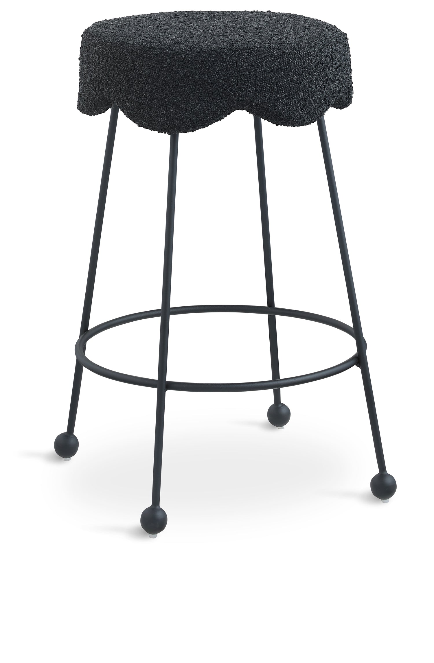 Fleur Fabric Counter Stool