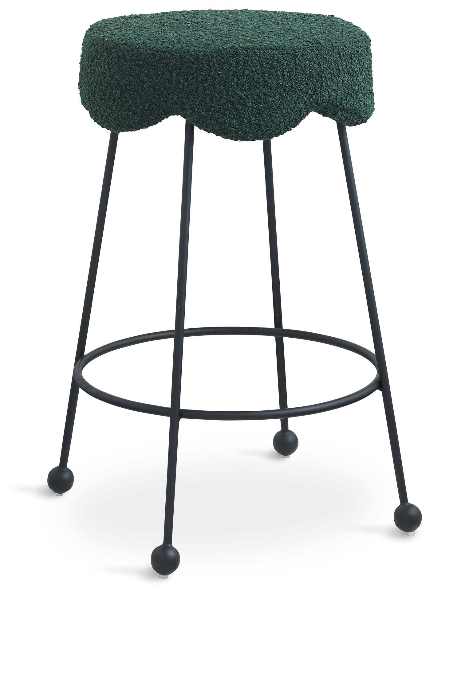 Fleur Fabric Counter Stool