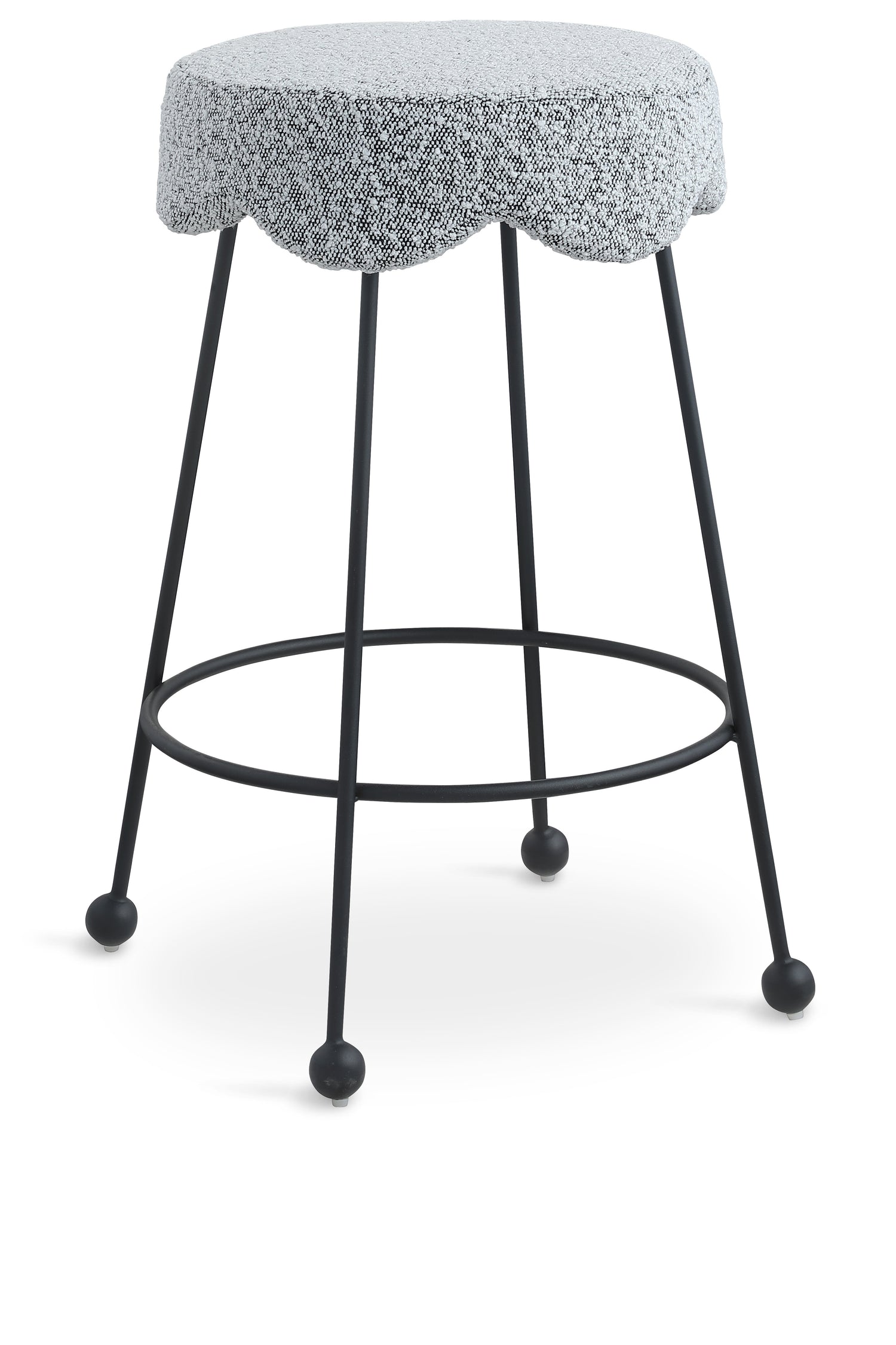 Fleur Fabric Counter Stool