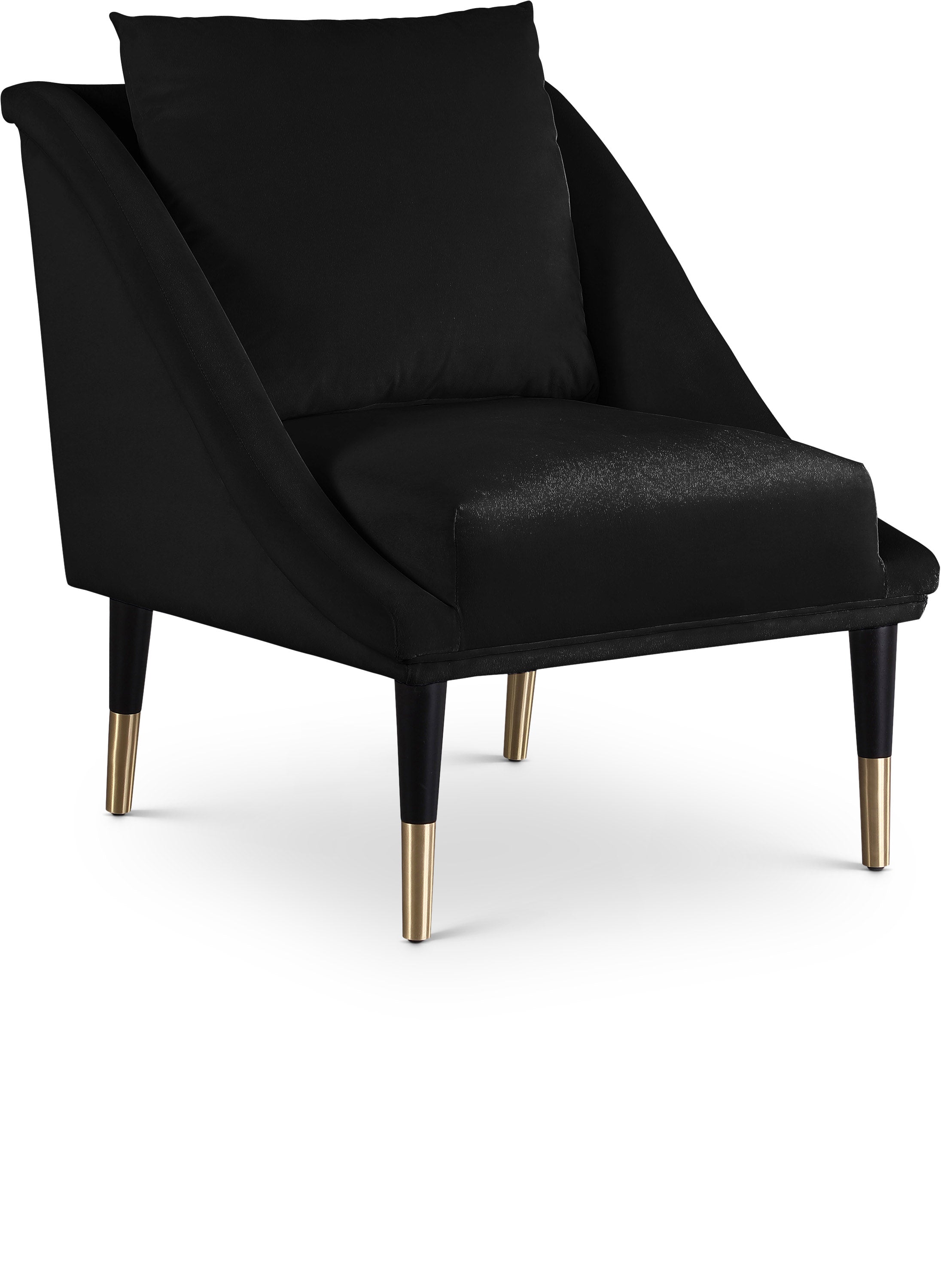 Elegante Velvet Accent Chair