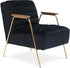 Woodford Velvet Accent Chair