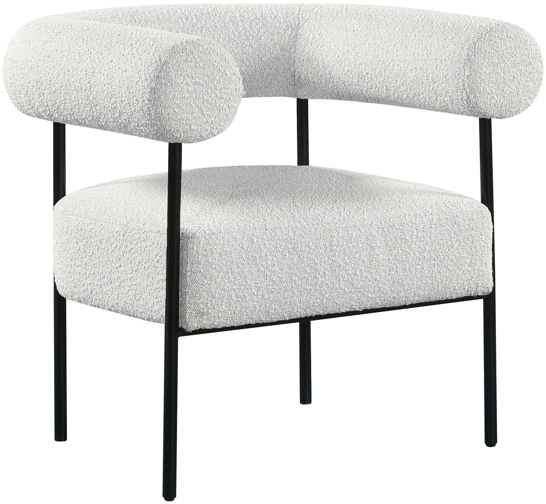 Blake Boucle Fabric Accent Chair