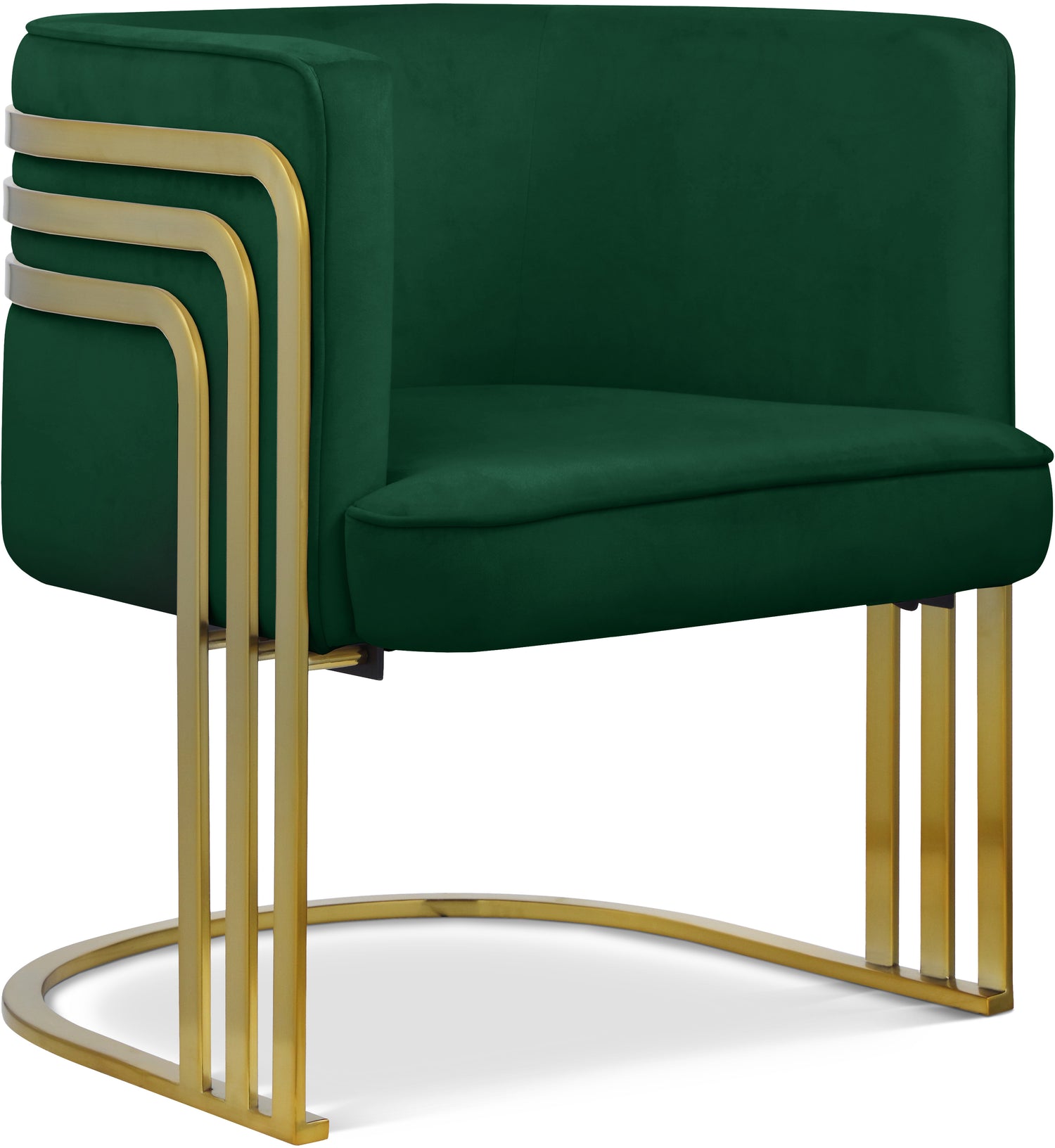 Rays Velvet Accent Chair