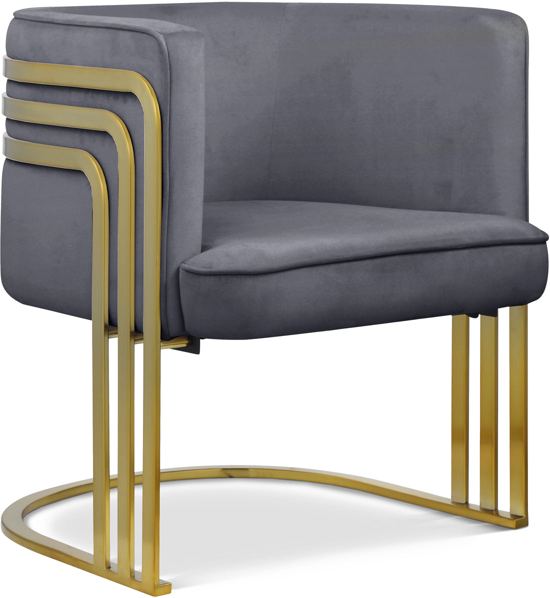 Rays Velvet Accent Chair