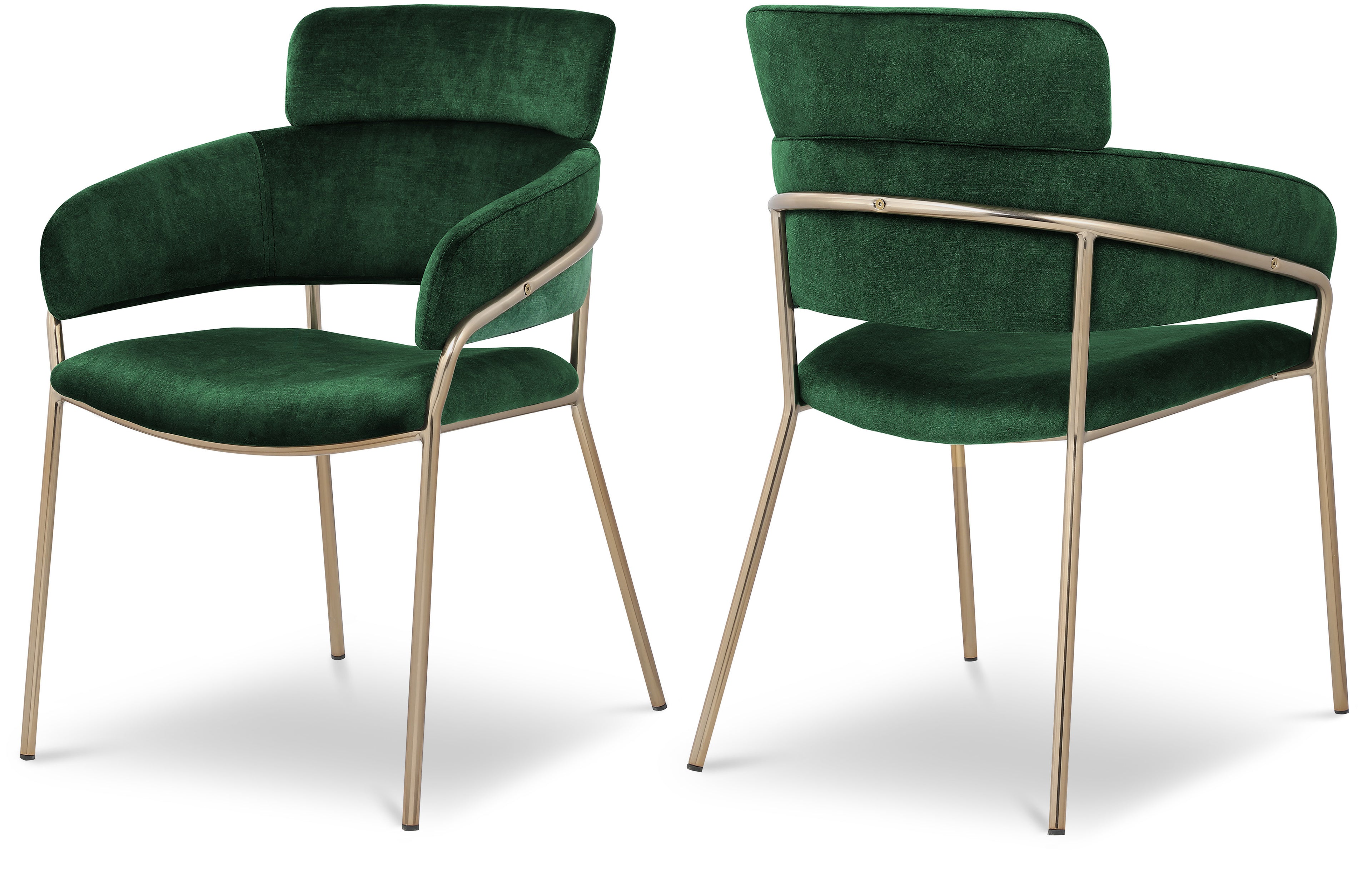 Yara Velvet Dining Chair, Set of 2