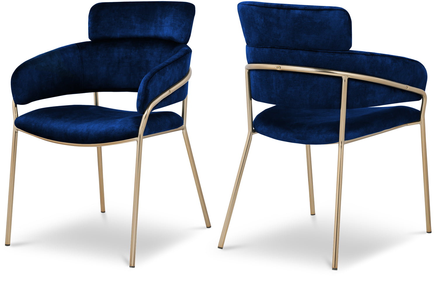 Yara Velvet Dining Chair, Set of 2