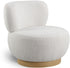 Calais Boucle Fabric Accent Chair