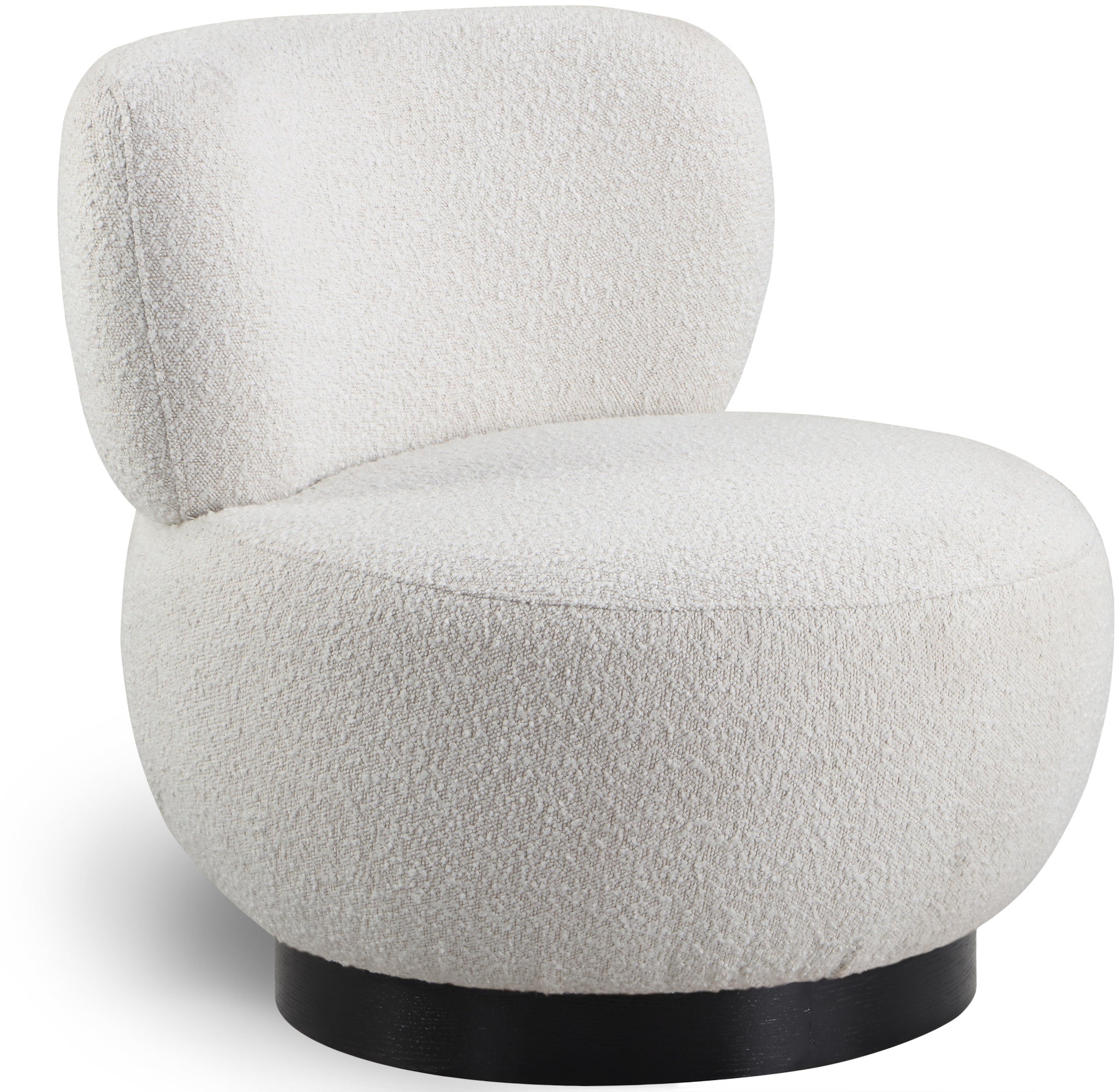 Calais Boucle Fabric Accent Chair