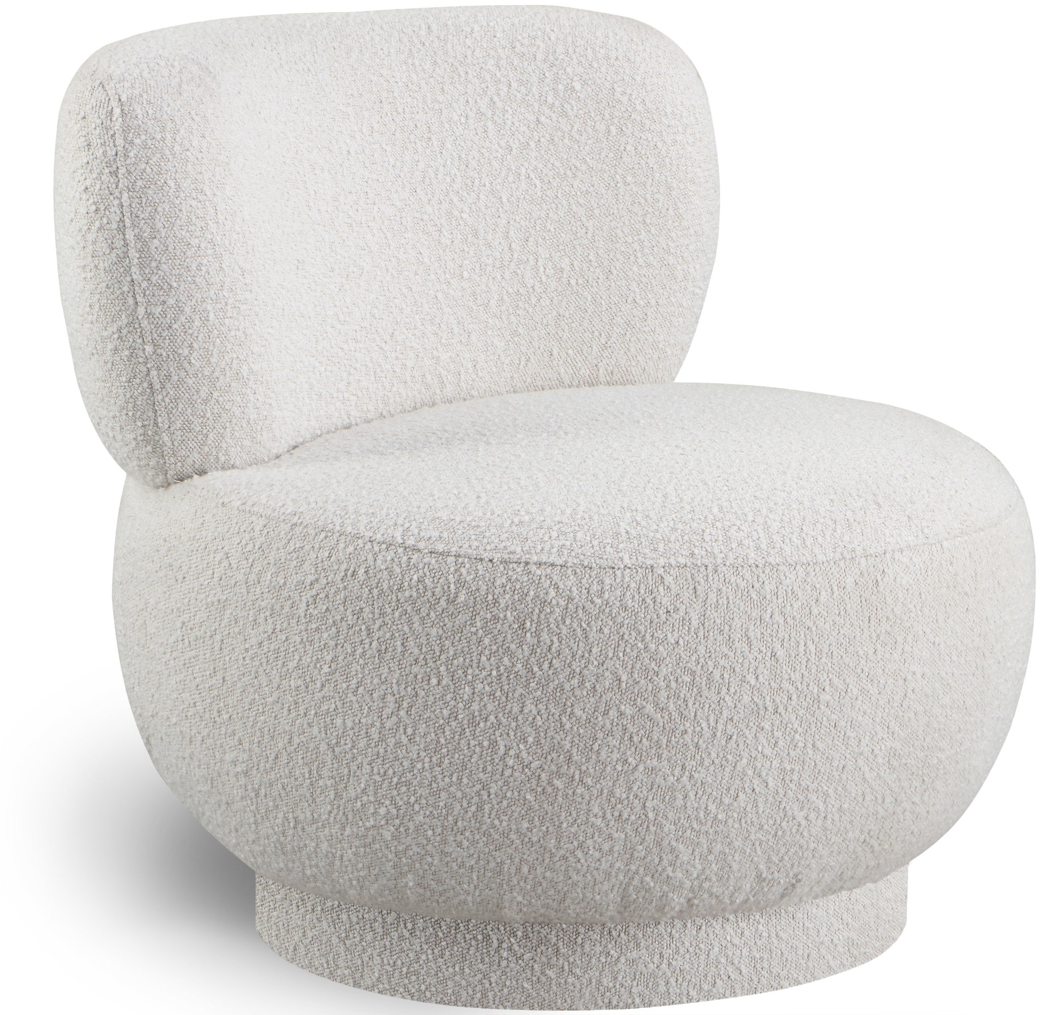 Calais Boucle Fabric Accent Chair