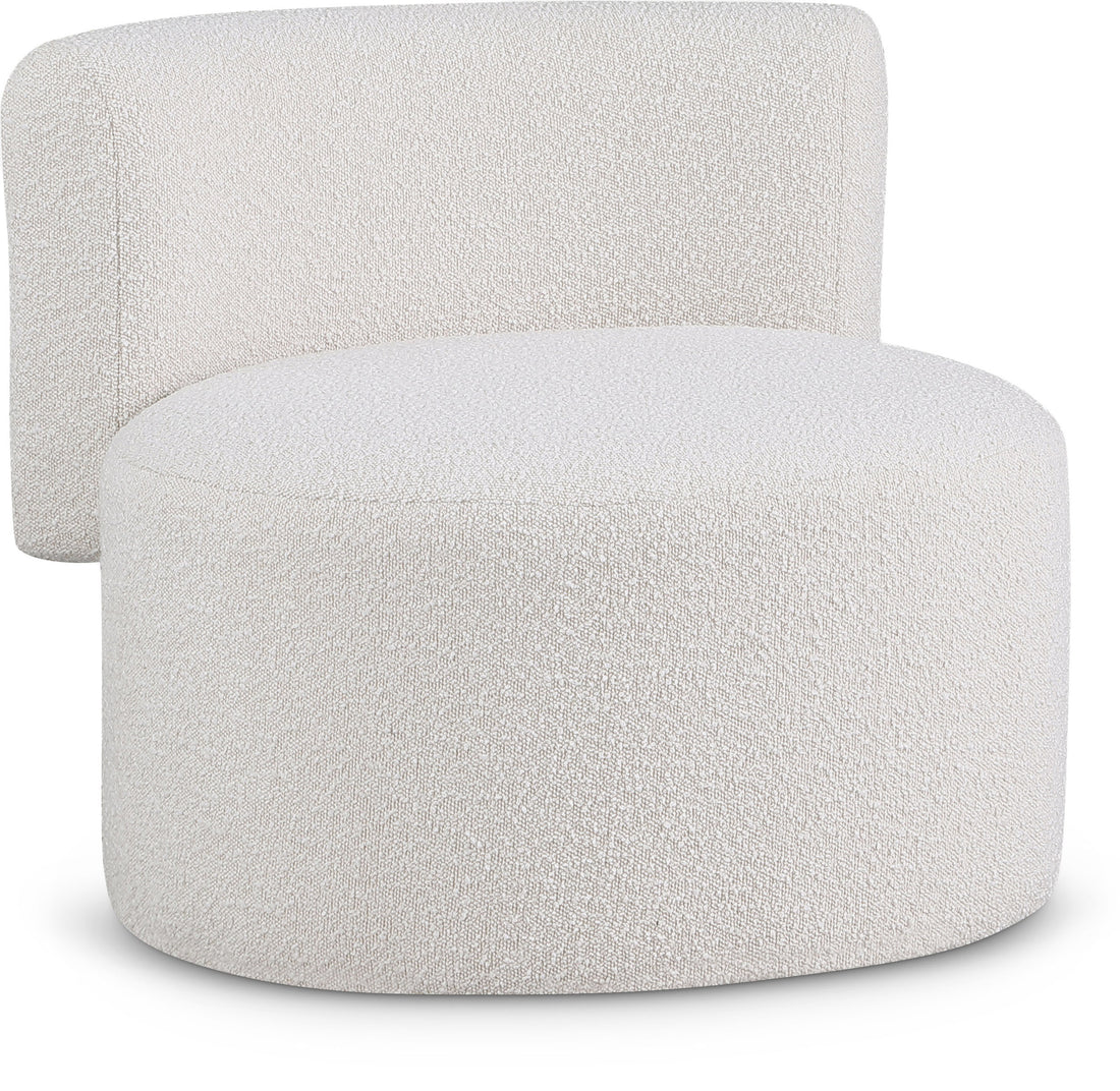 Como Boucle Fabric Accent Chair