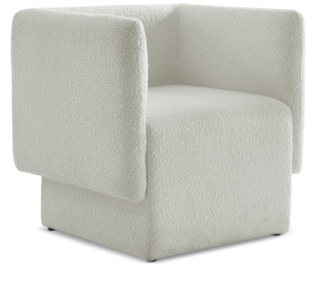 Vera Boucle Fabric Accent Chair