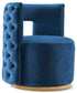 Theo Velvet Accent Chair