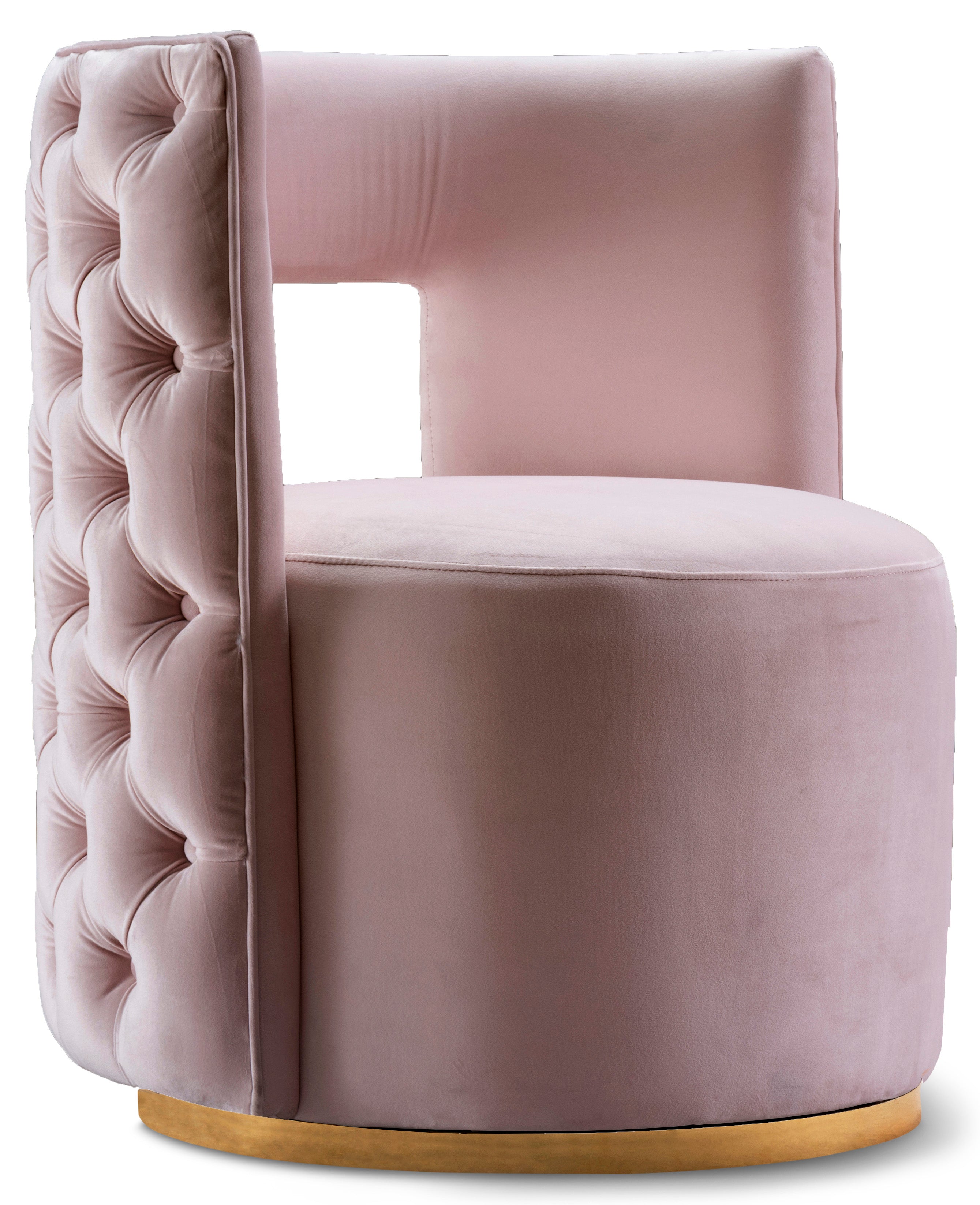 Theo Velvet Accent Chair