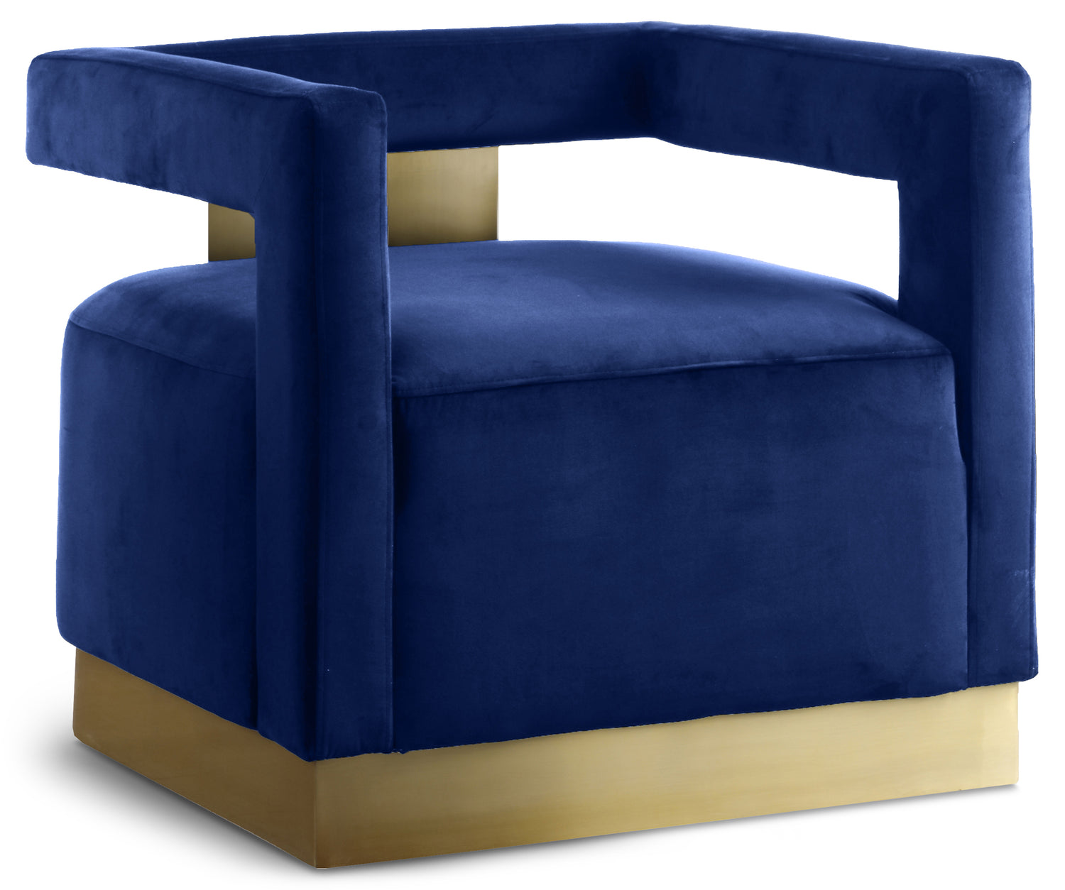 Armani Velvet Accent Chair