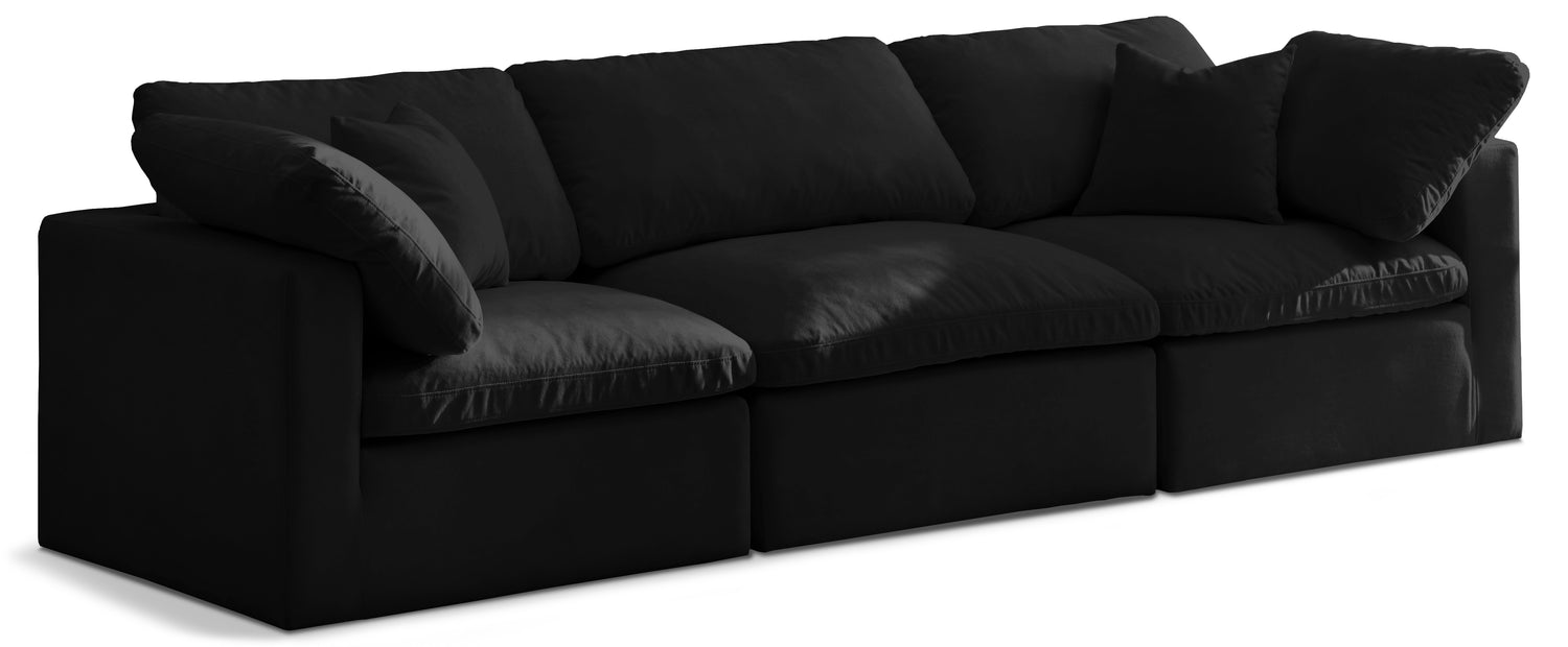 Plush Velvet Standard Comfort Modular Sofa