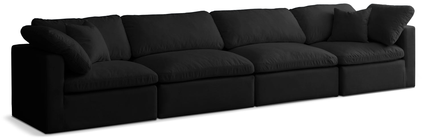 Plush Velvet Standard Comfort Modular Sofa