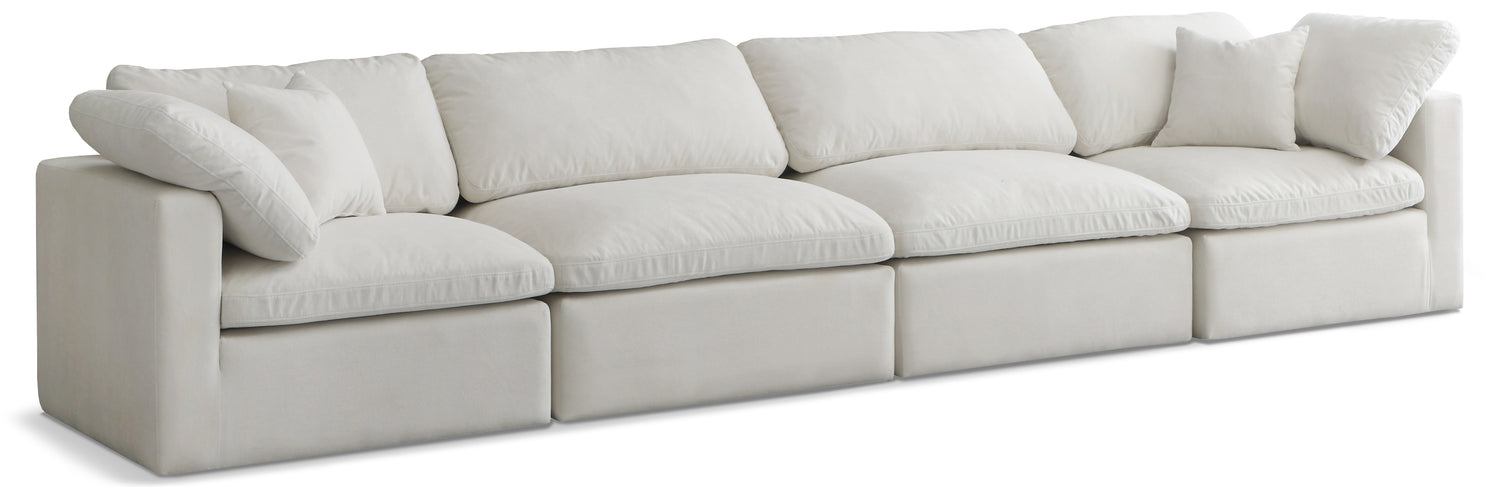 Plush Velvet Standard Comfort Modular Sofa