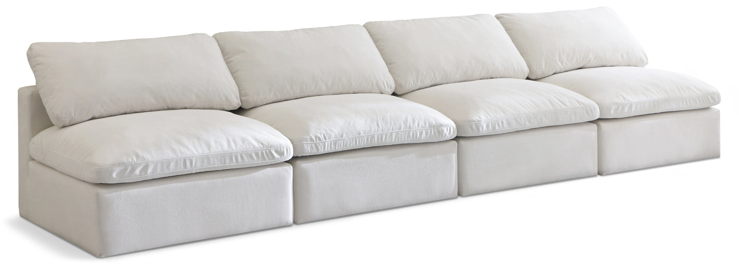 Plush Velvet Standard Comfort Modular Sofa