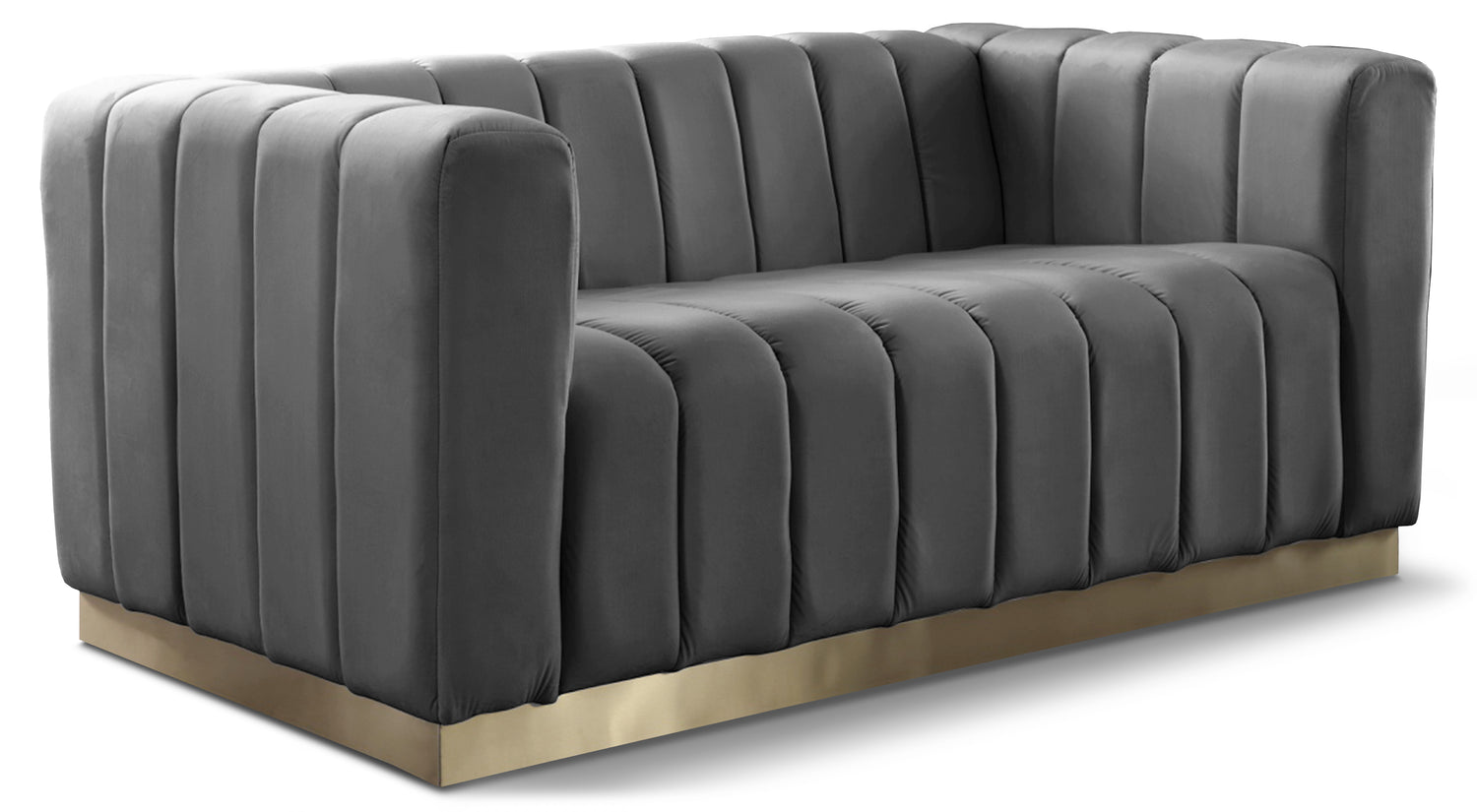 Marlon Velvet Loveseat