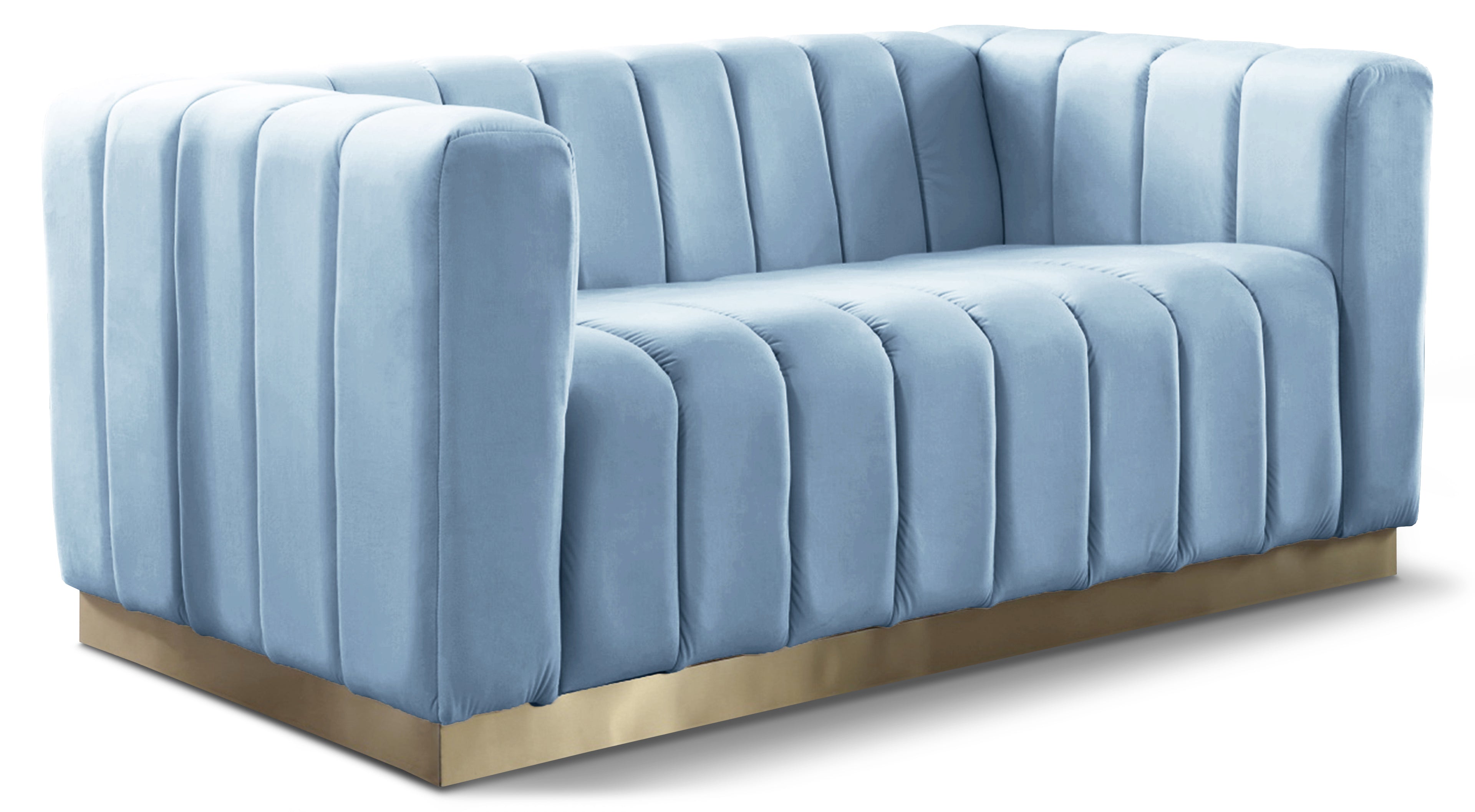 Marlon Velvet Loveseat