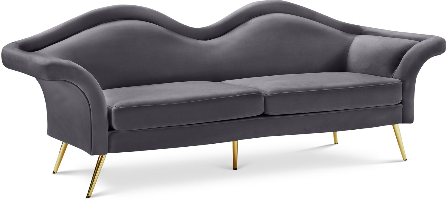 Lips Velvet Sofa