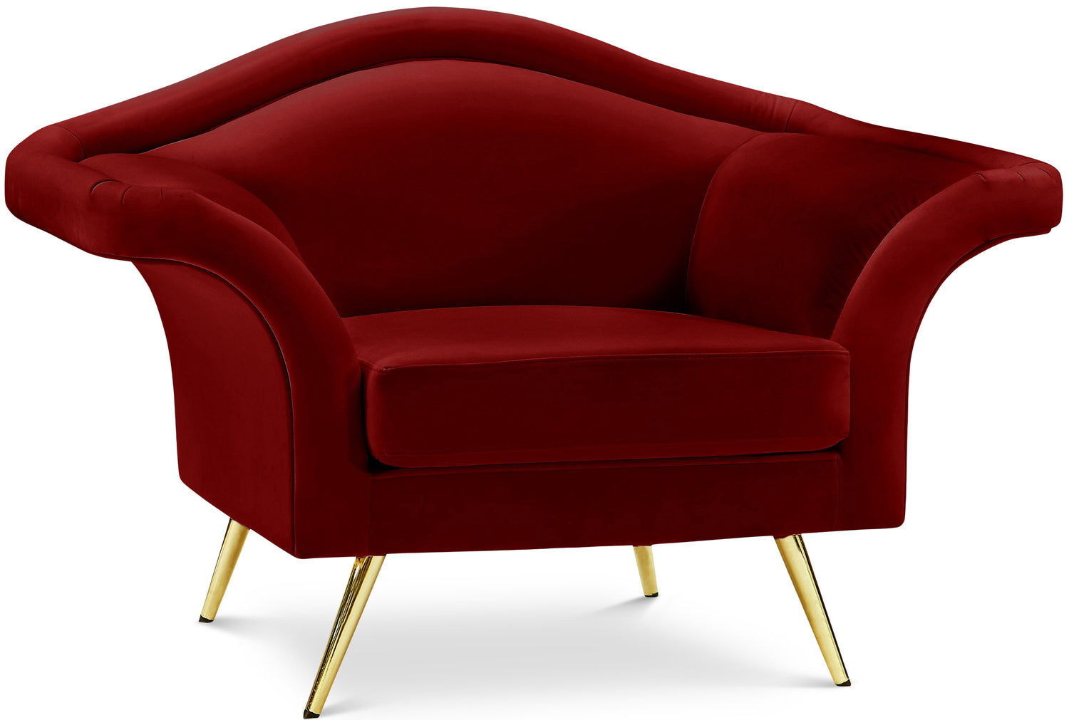 Lips Velvet Chair