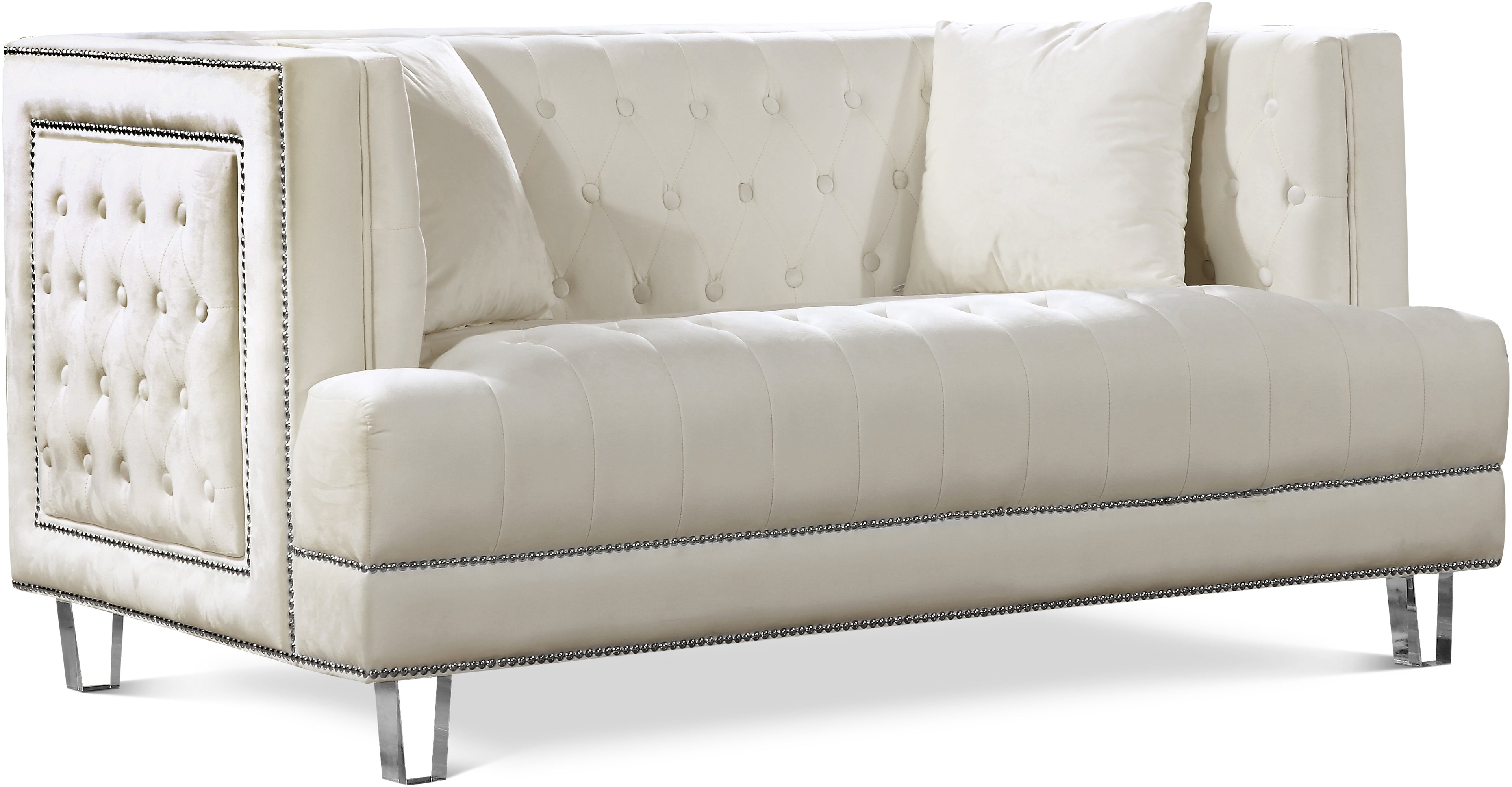 Lucas Velvet Loveseat