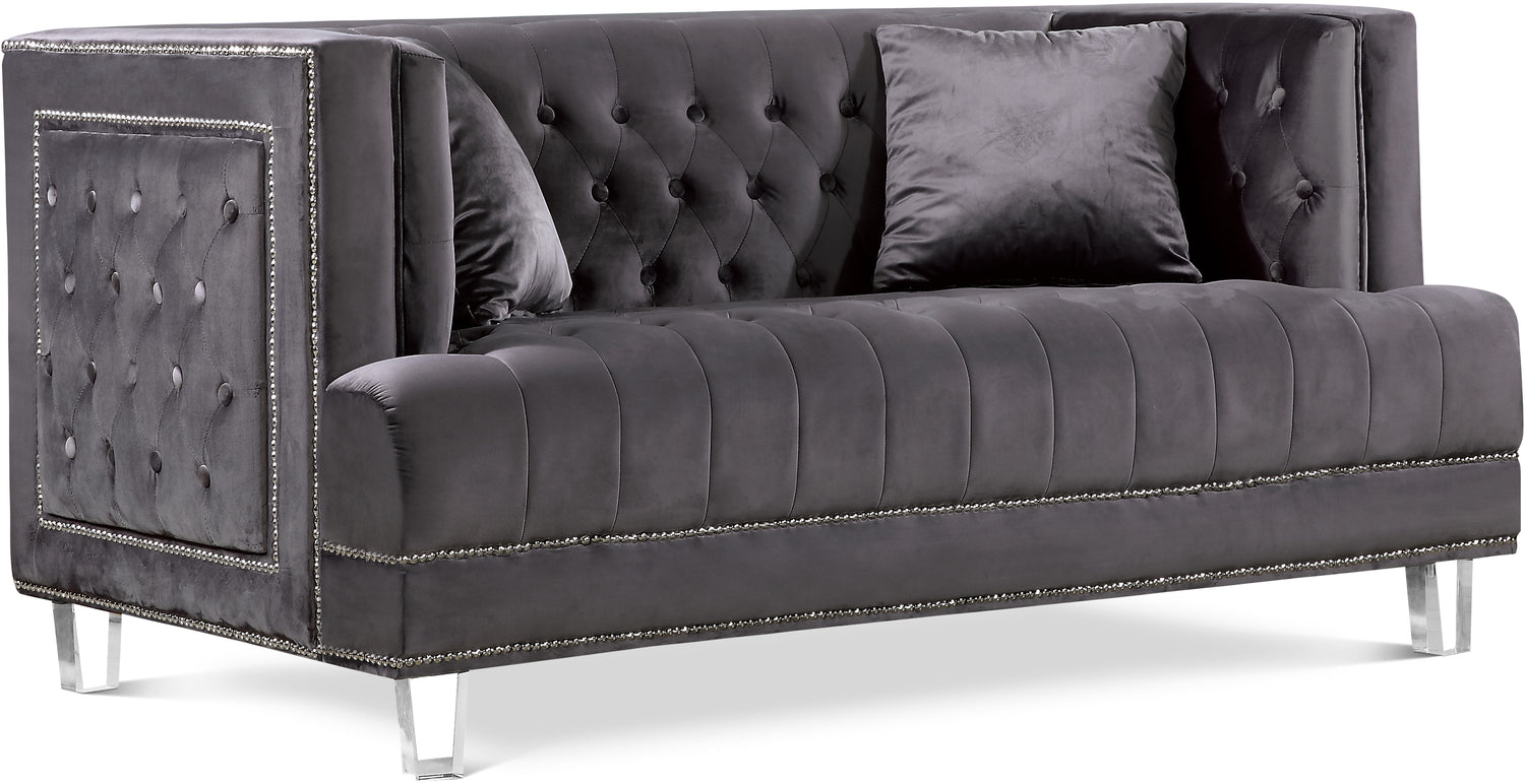 Lucas Velvet Loveseat