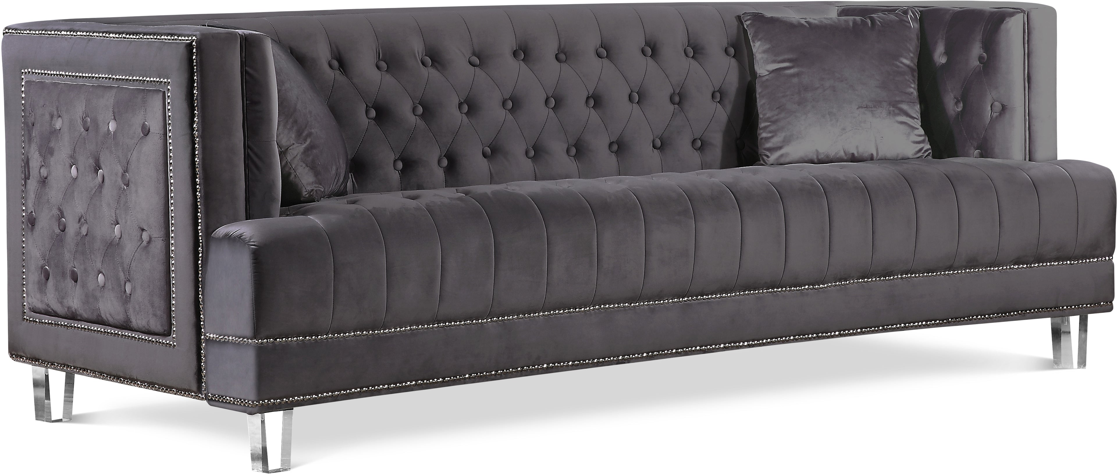 Lucas Velvet Sofa