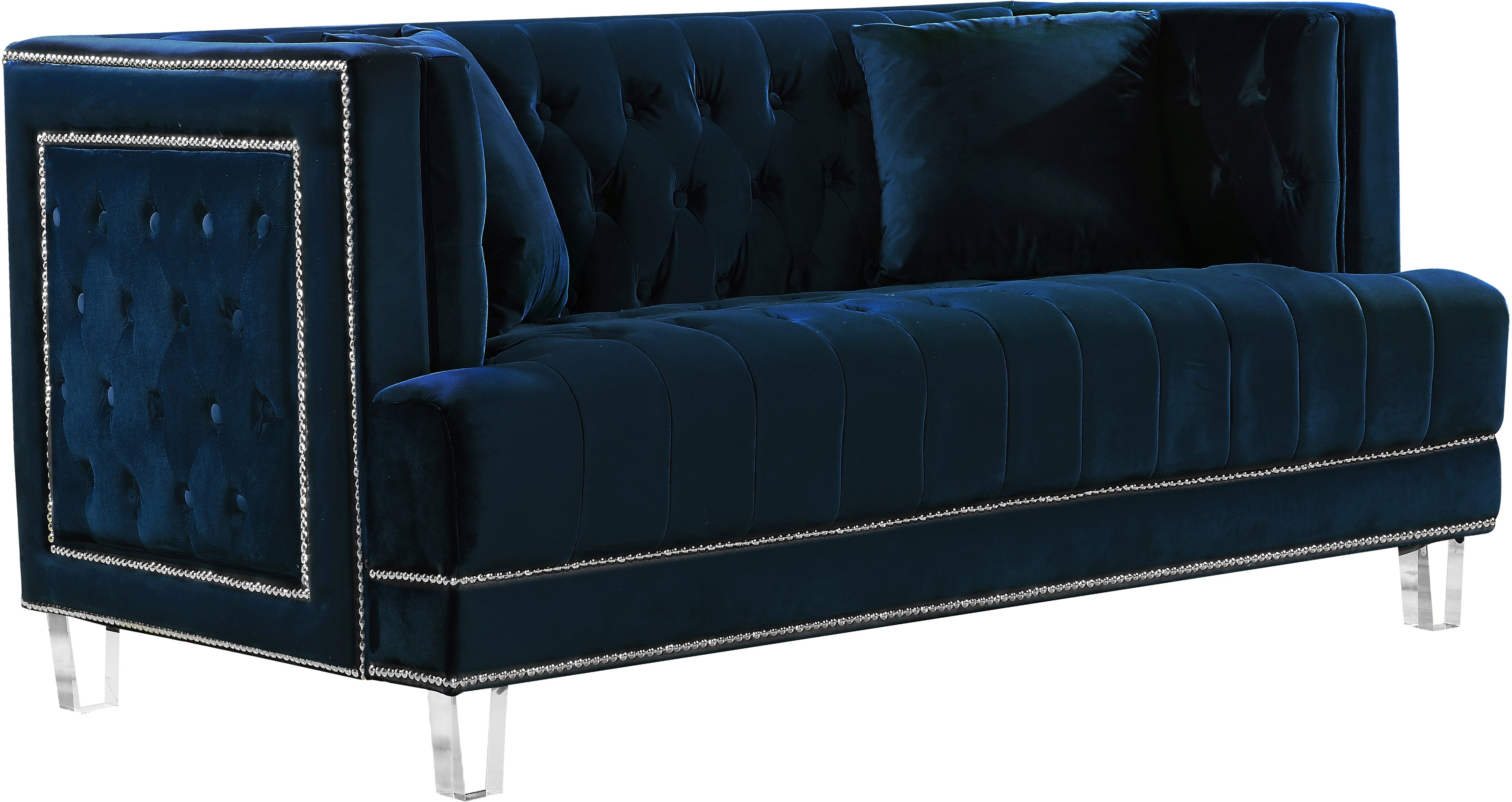 Lucas Velvet Loveseat