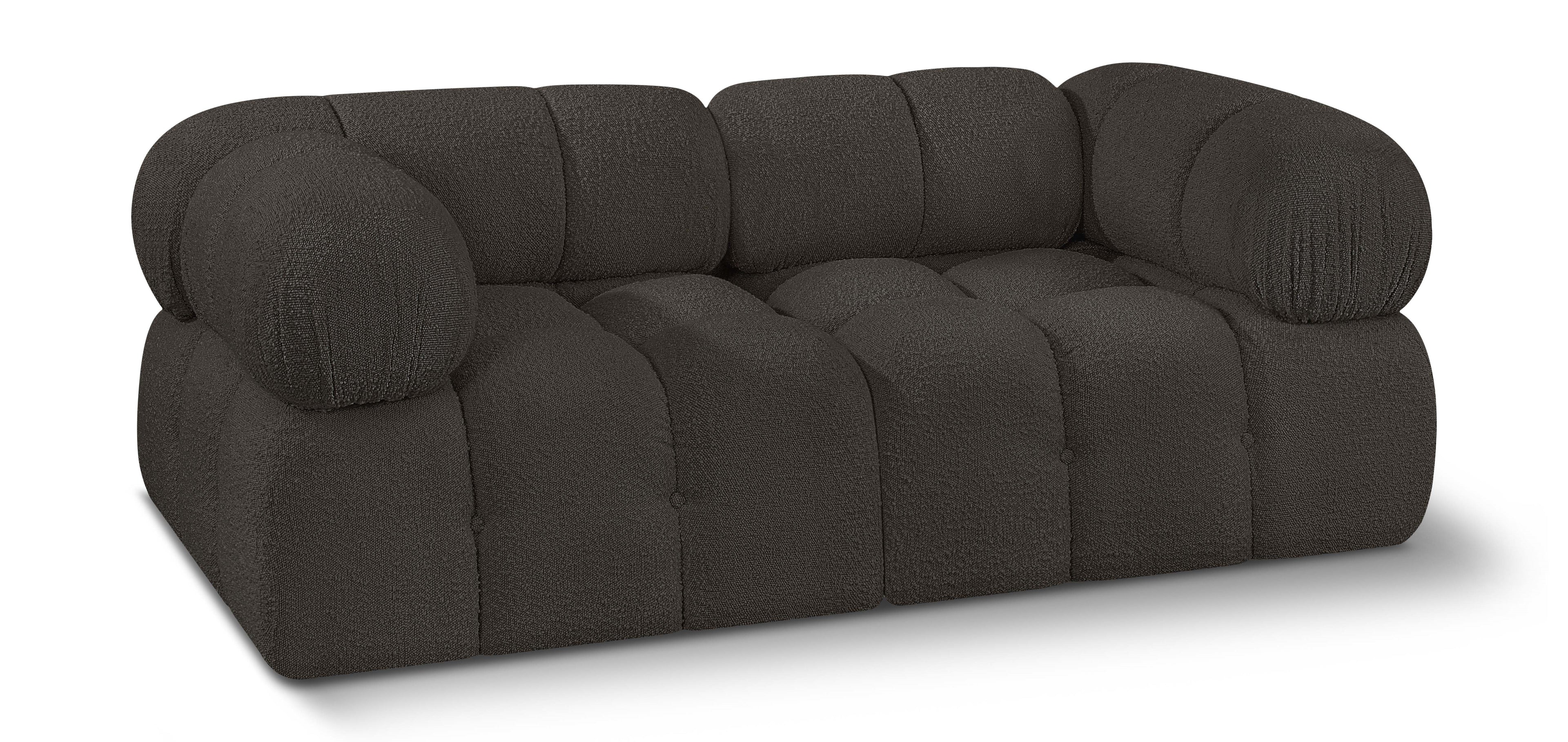 Ames Boucle Fabric Modular Sofa