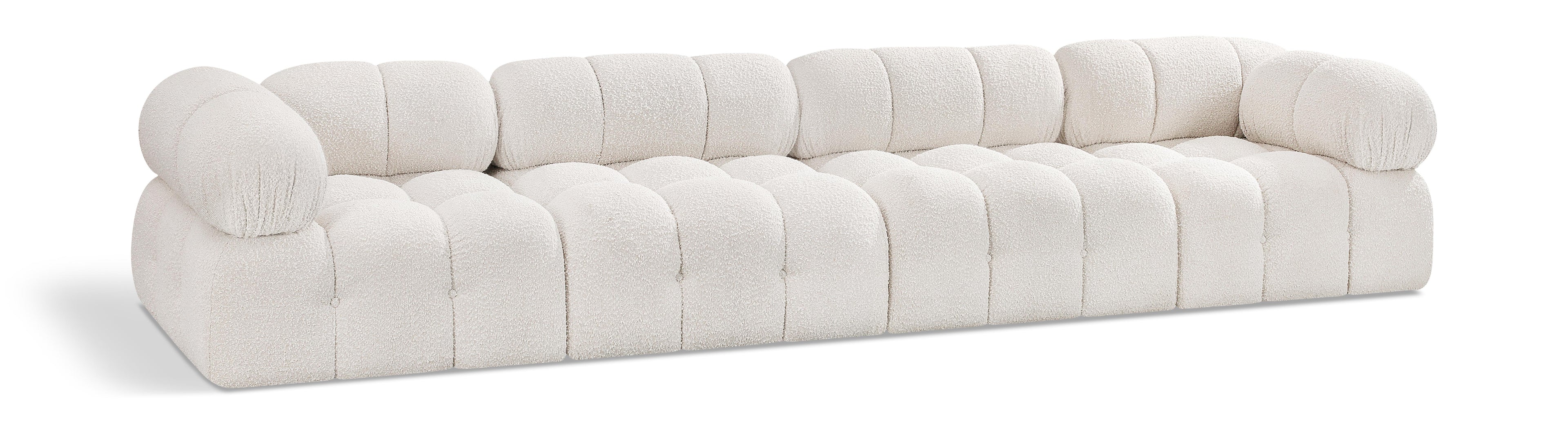 Ames Boucle Fabric Modular Sofa