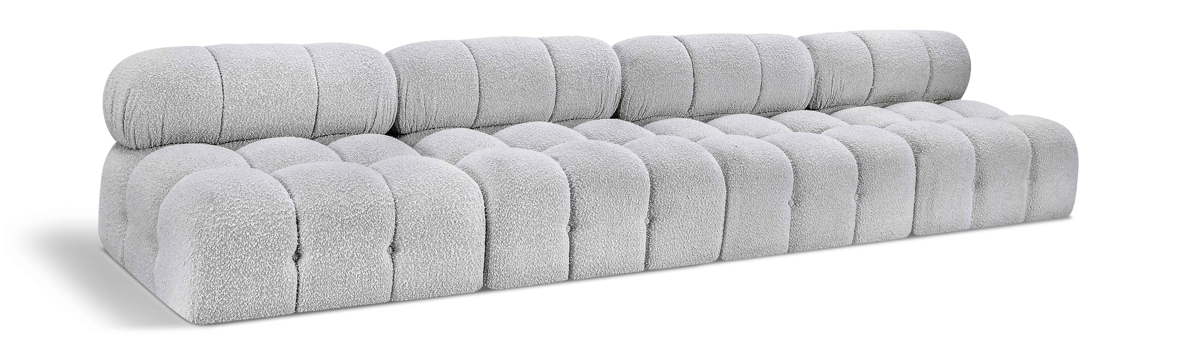 Ames Boucle Fabric Modular Sofa