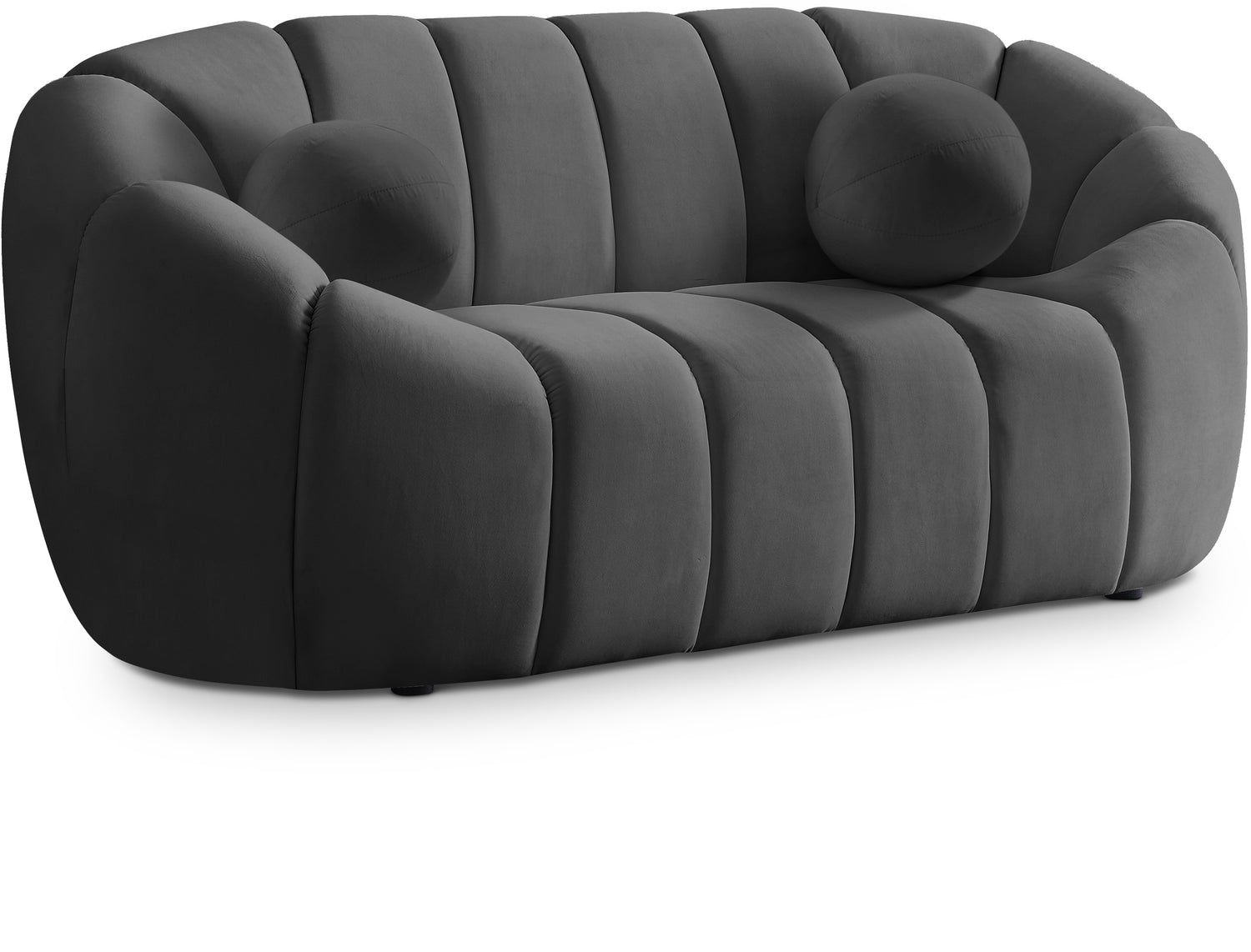 Elijah Velvet Loveseat